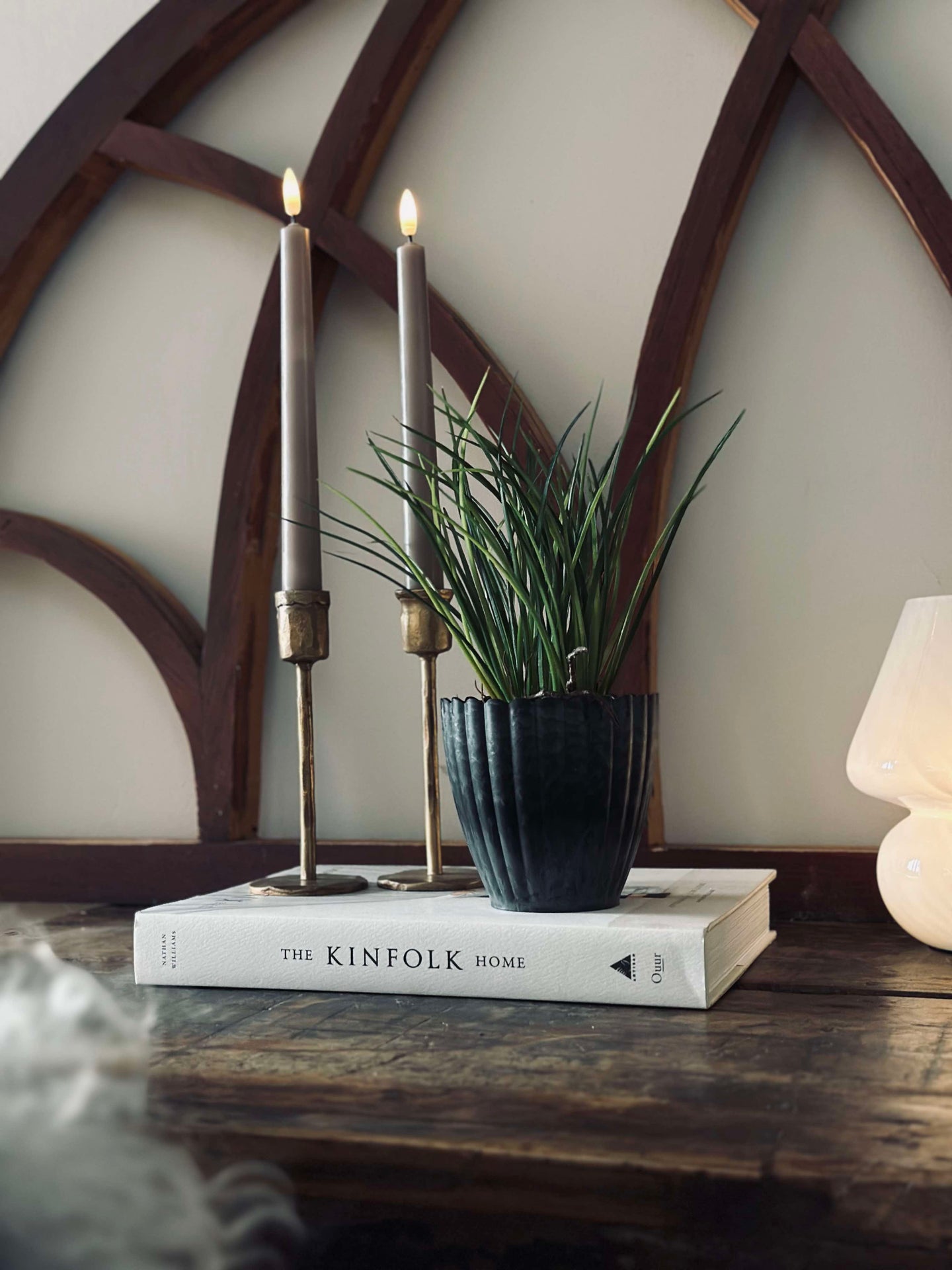 Kruka i stone betonglook - Small