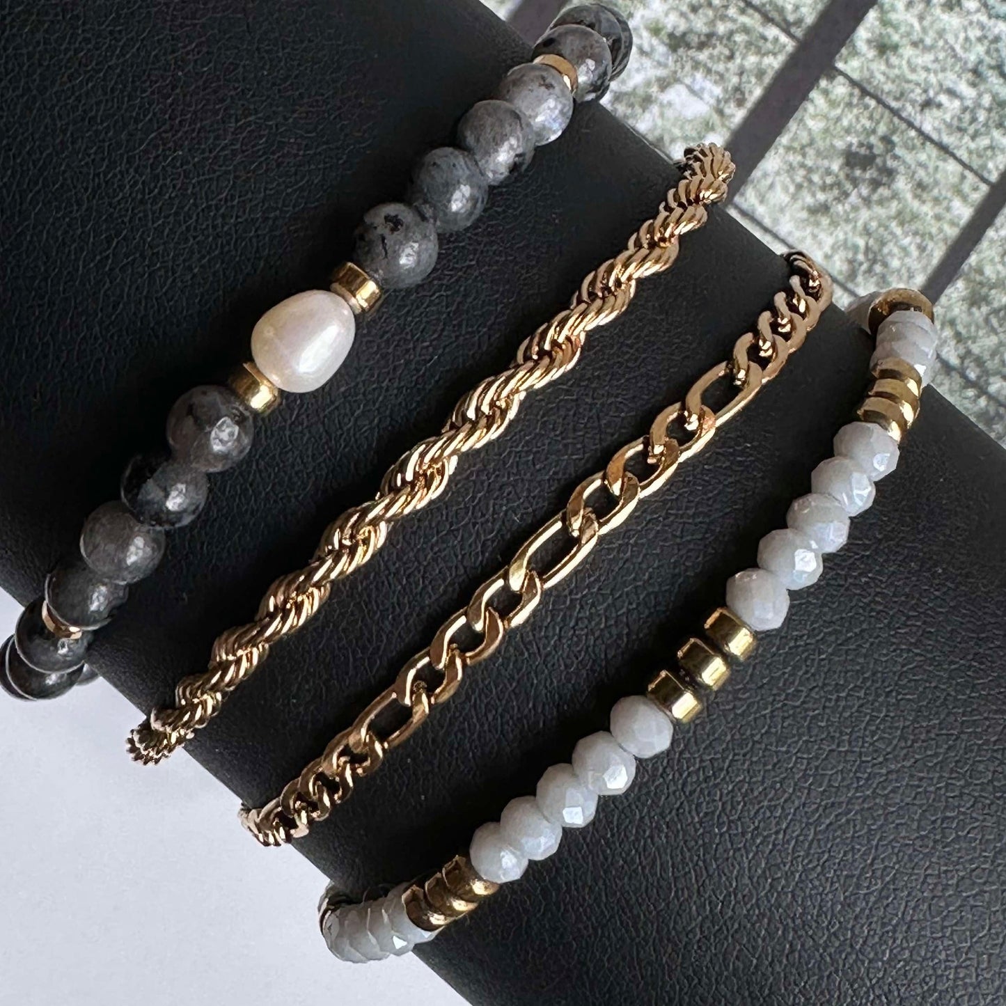 Armband Erika Stone - Set med 4 armband