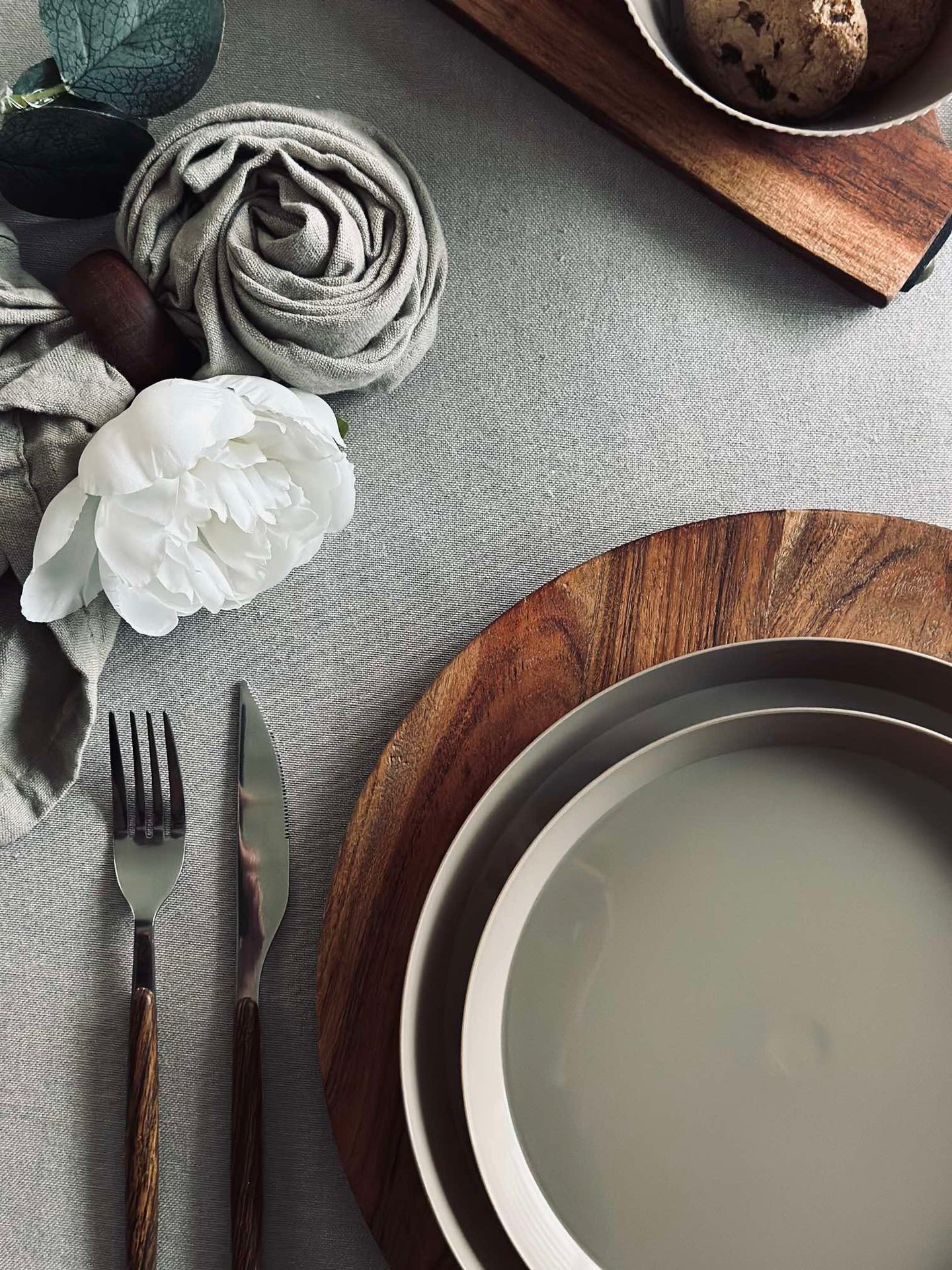 Tallrik Norma 24cm - Mocca 2 st.