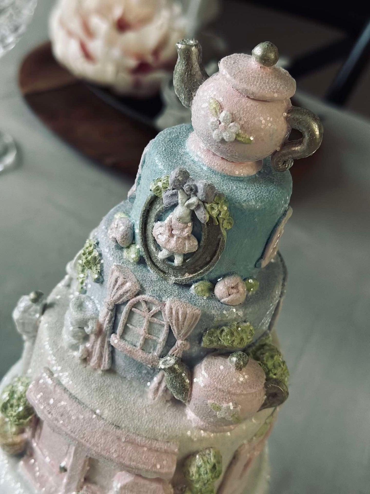 Kaka med tekopp - Bordsdekoration