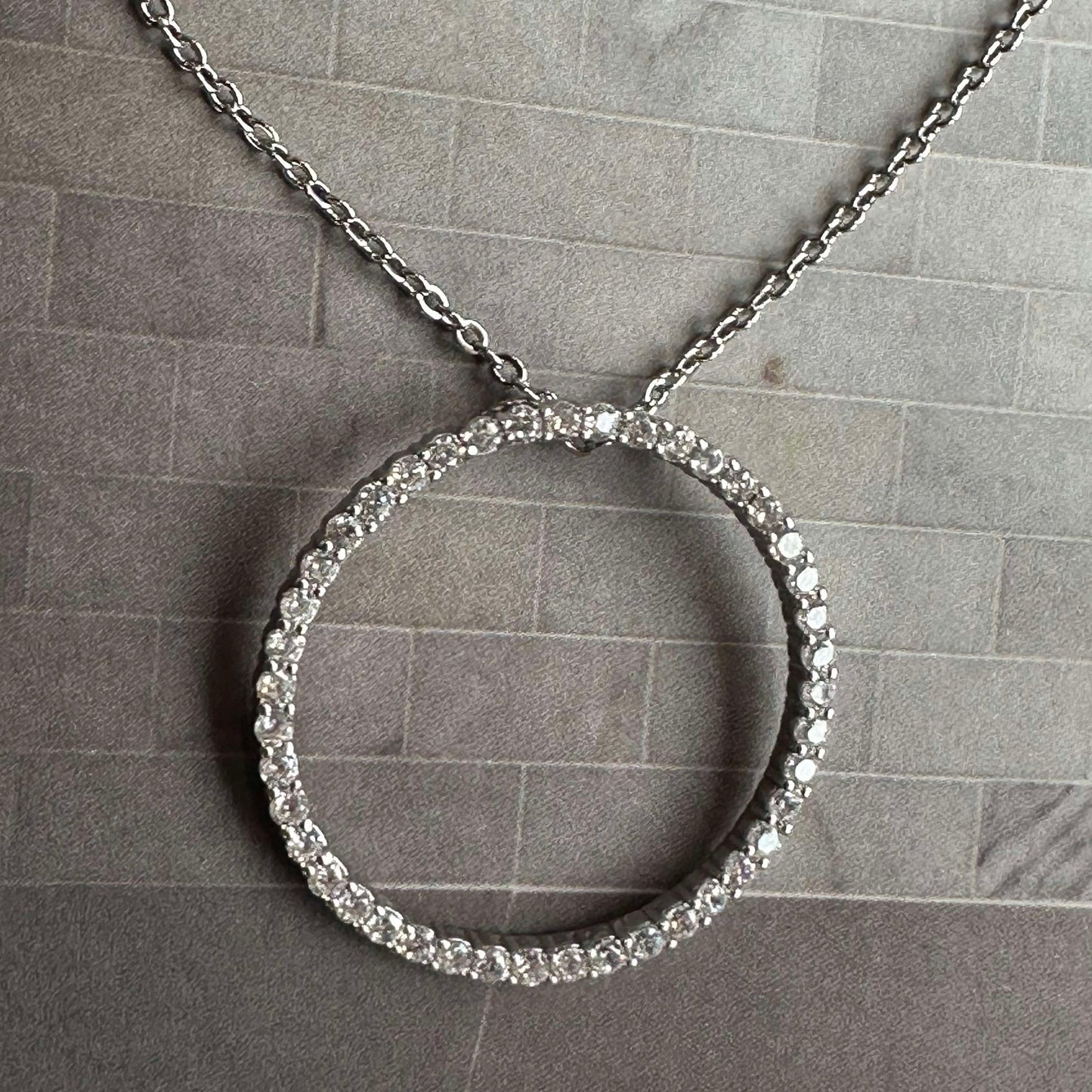 Halsband Kendal - rhodiumbelagt