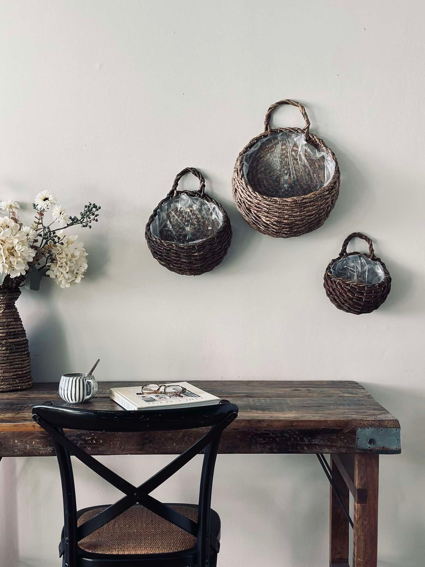 Hängkorgar - Set om 3 st