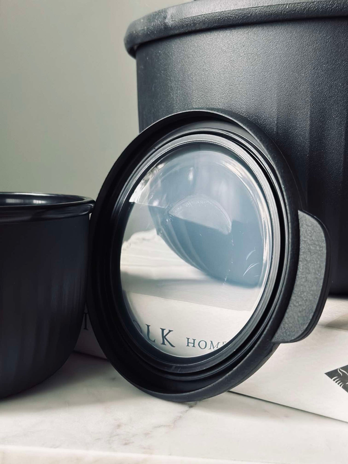 Förvaringsburkar Black – Set med 4 st.