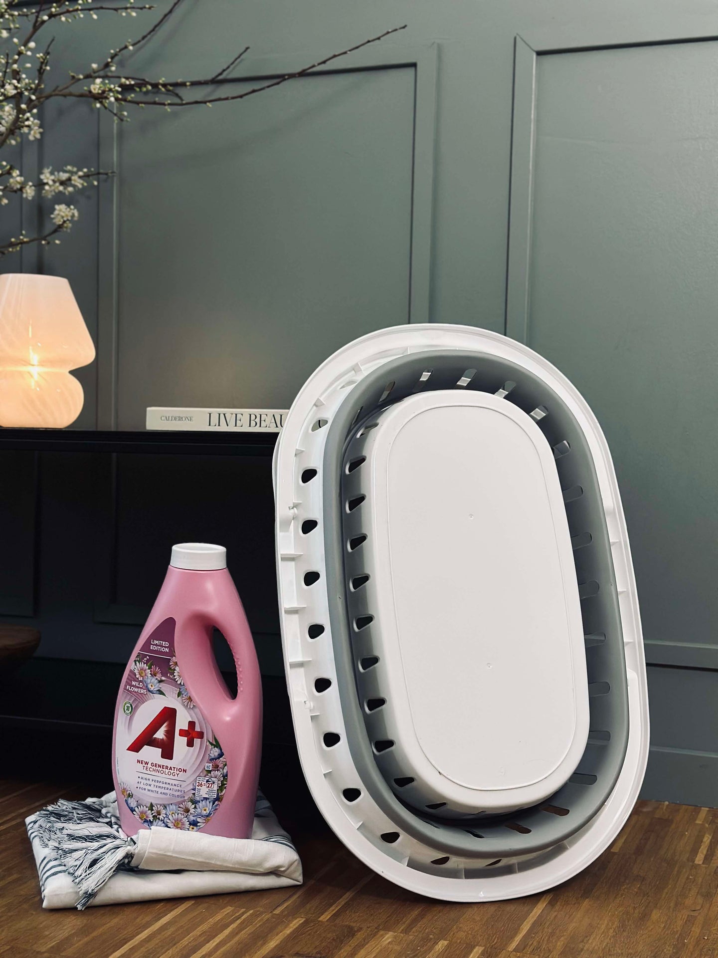 Tvättkorg - Hopfällbar