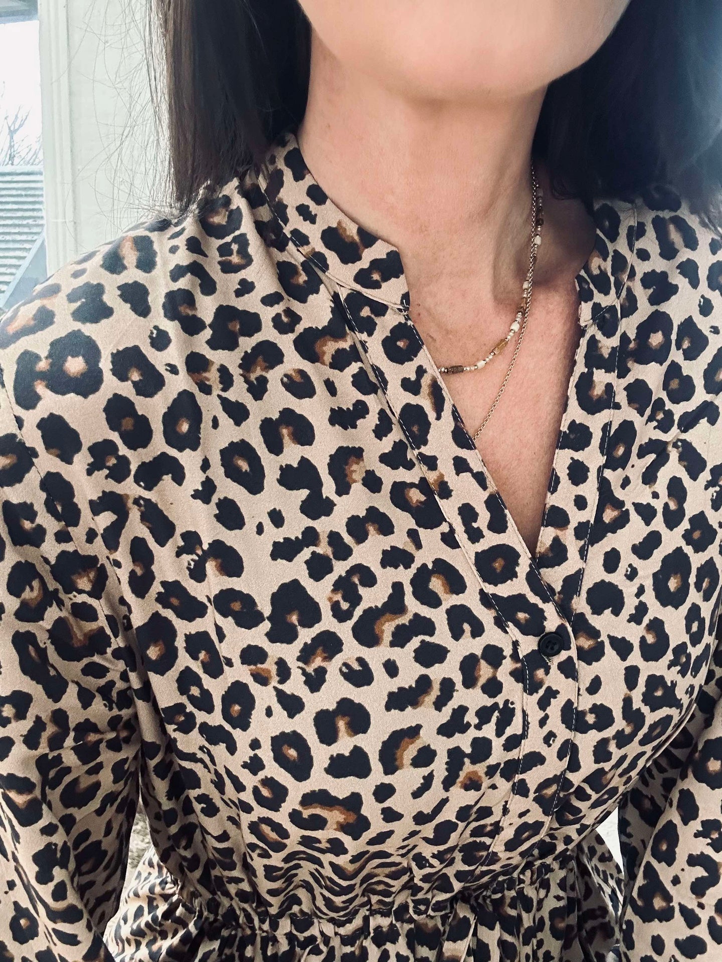 Klänning Lina Leopard