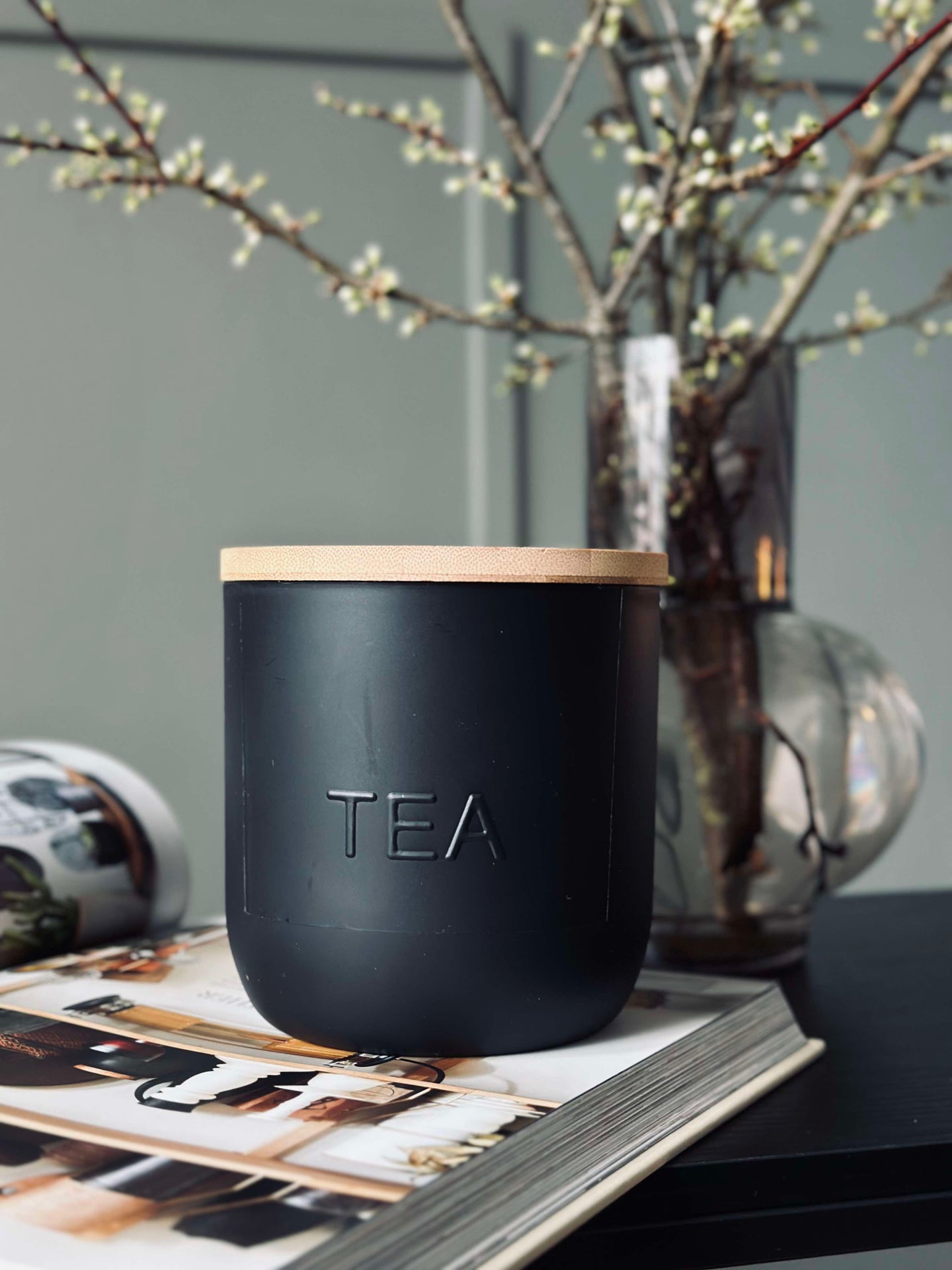 Förvaringsburk med lock - TEA