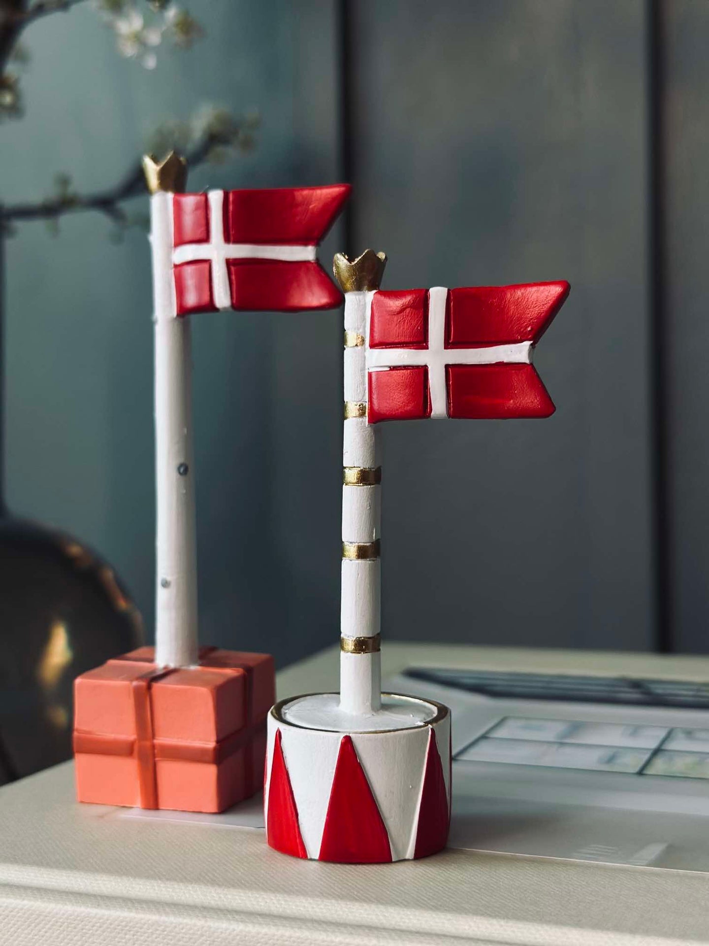 Flaggor till födelsedag - 2 st.