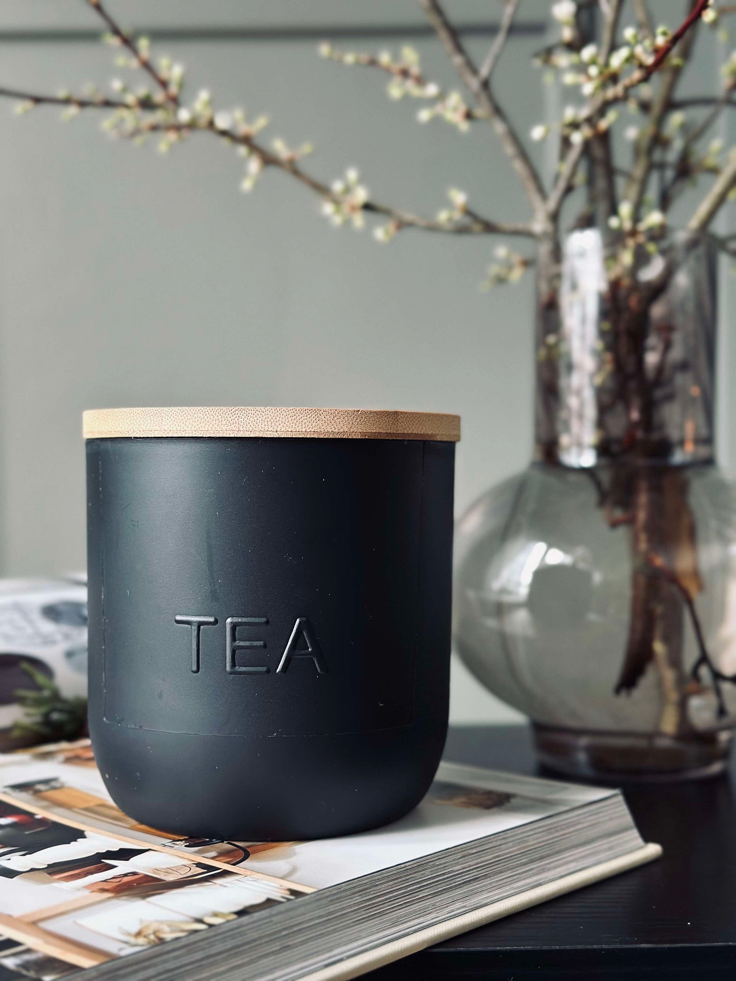 Förvaringsburk med lock - TEA