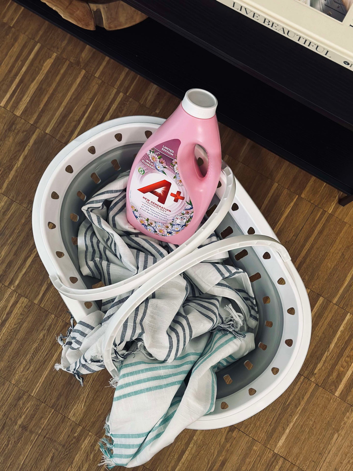 Tvättkorg - Hopfällbar