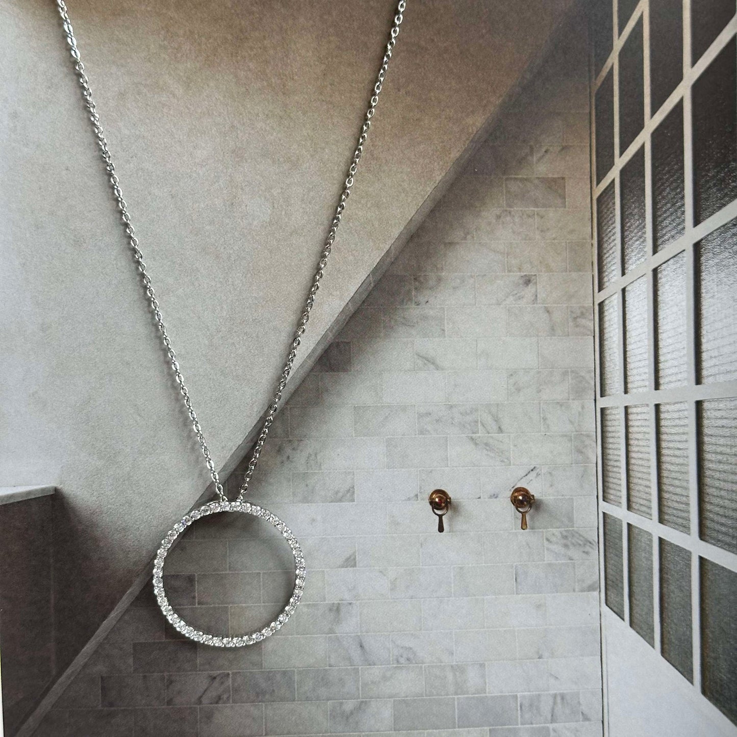 Halsband Kendal - rhodiumbelagt
