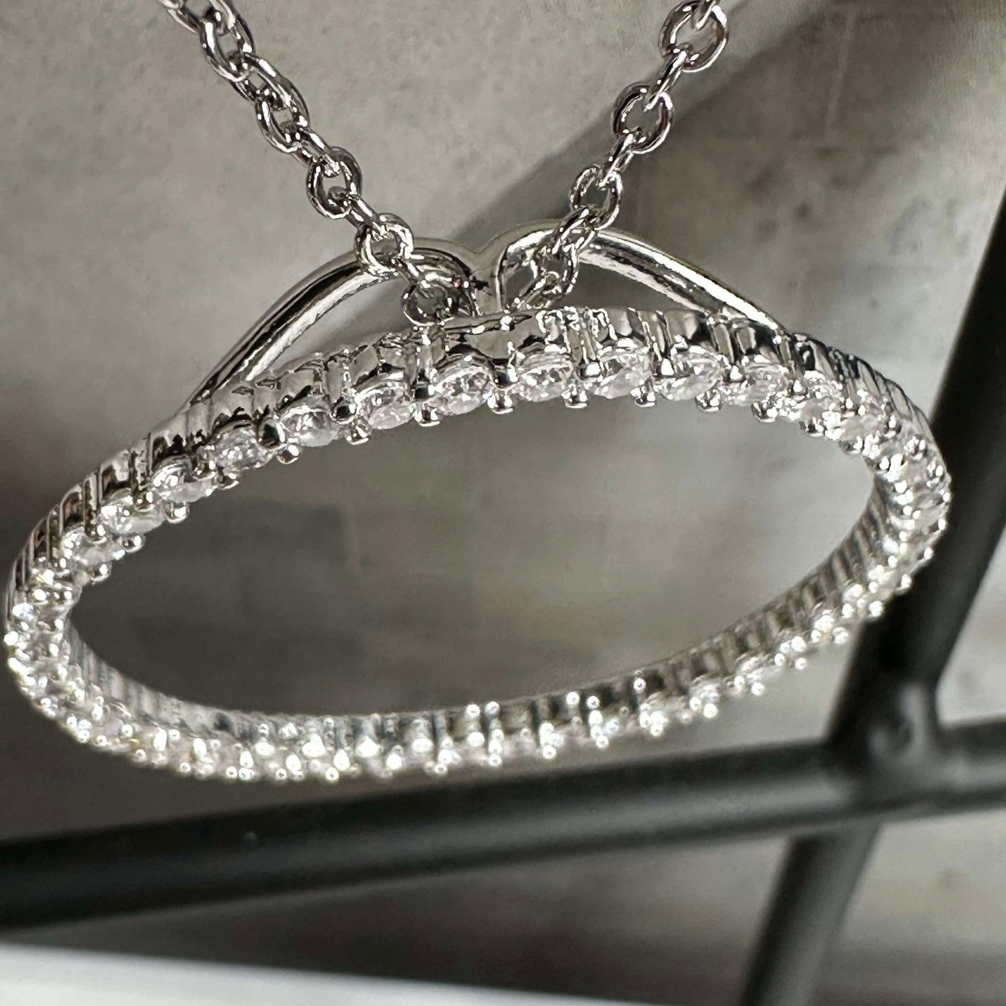 Halsband Kendal - rhodiumbelagt