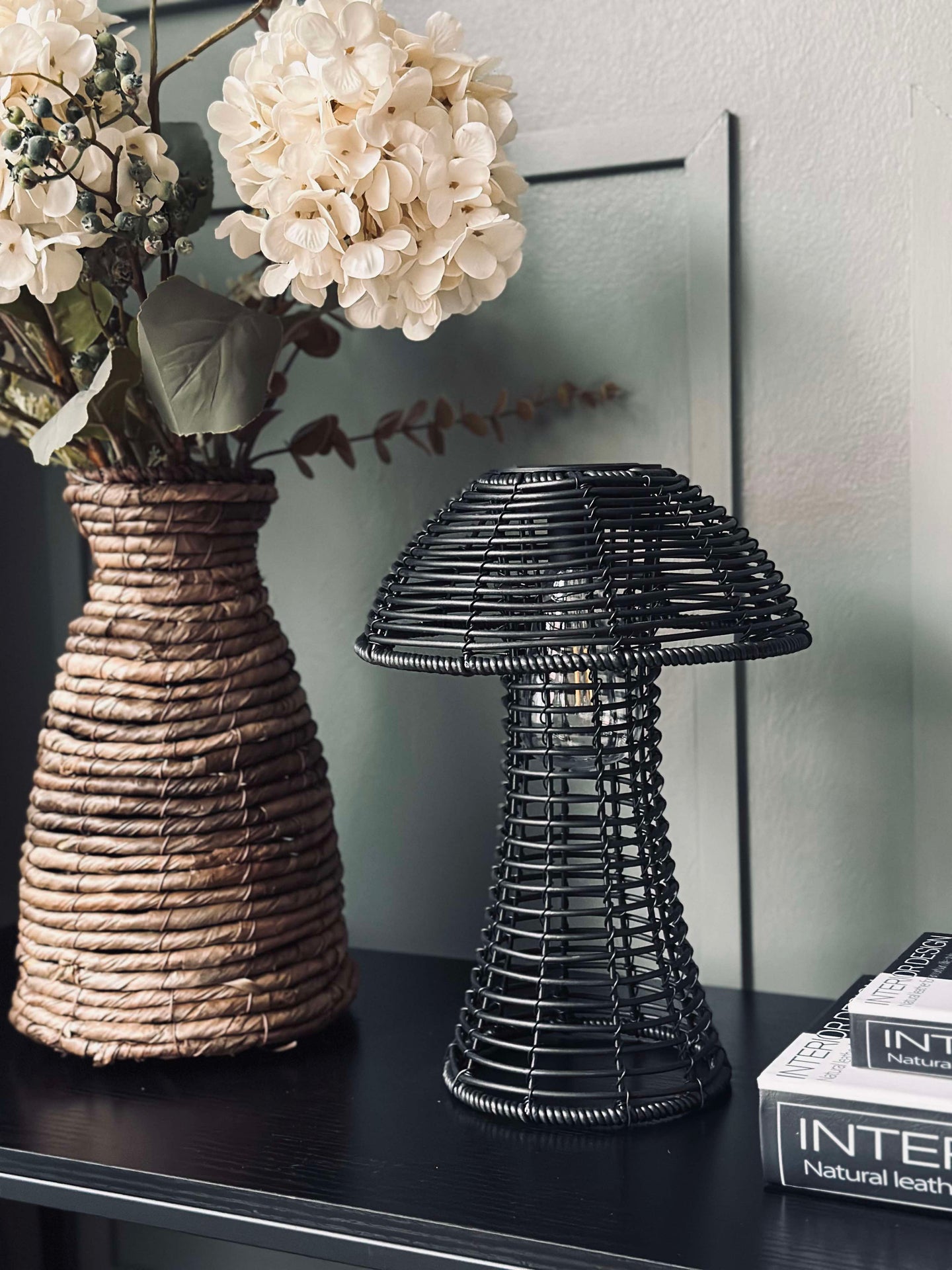 Svamp Solcell - Svart Liten