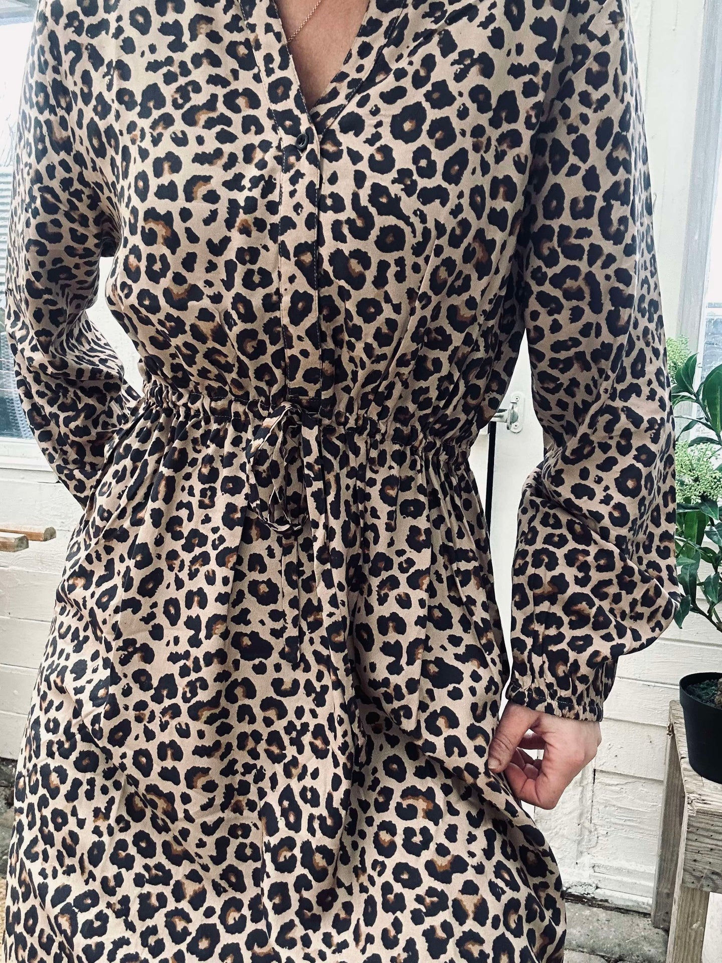 Klänning Lina Leopard
