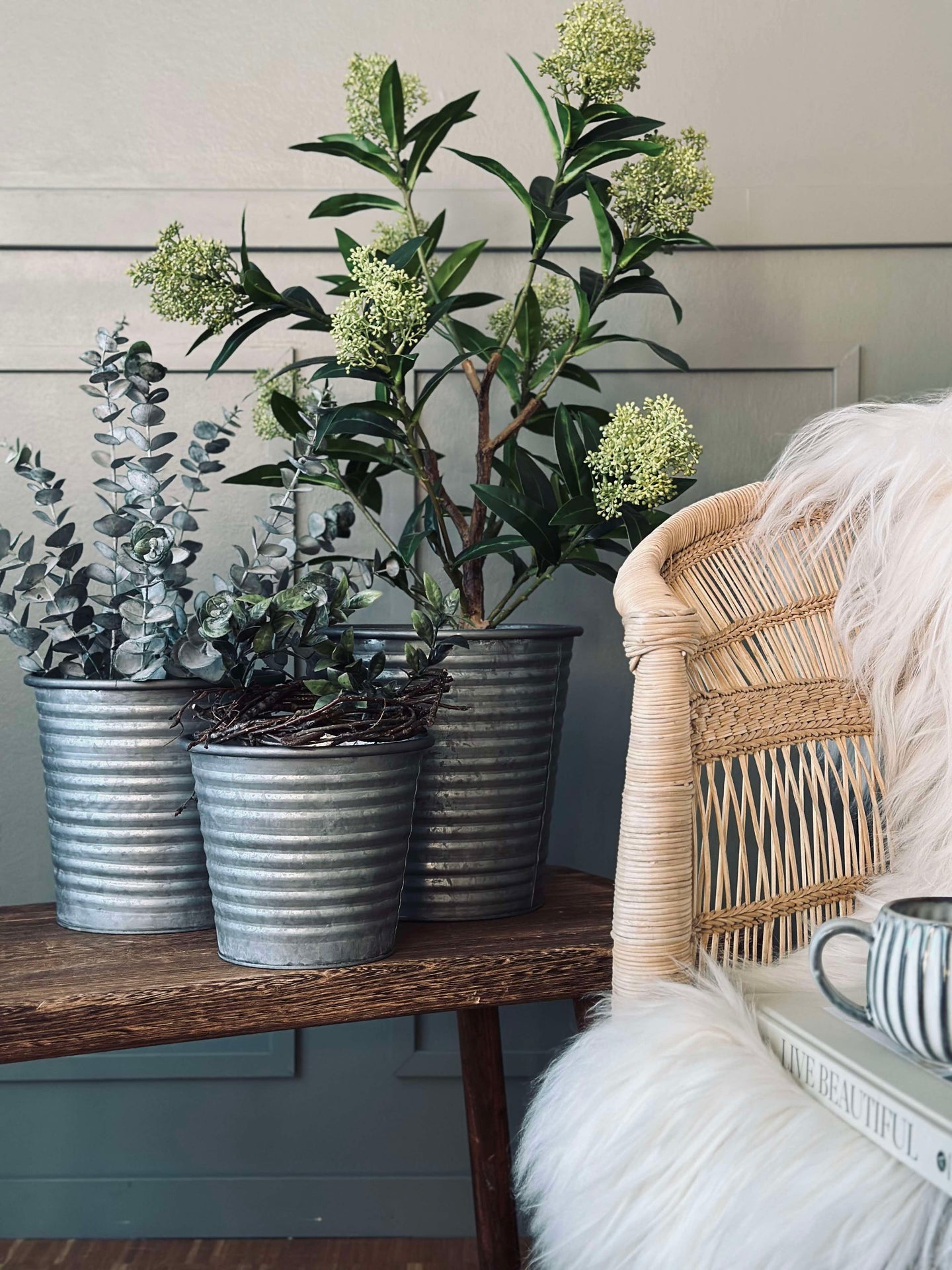 Zinkkruka - Set om 3 st.