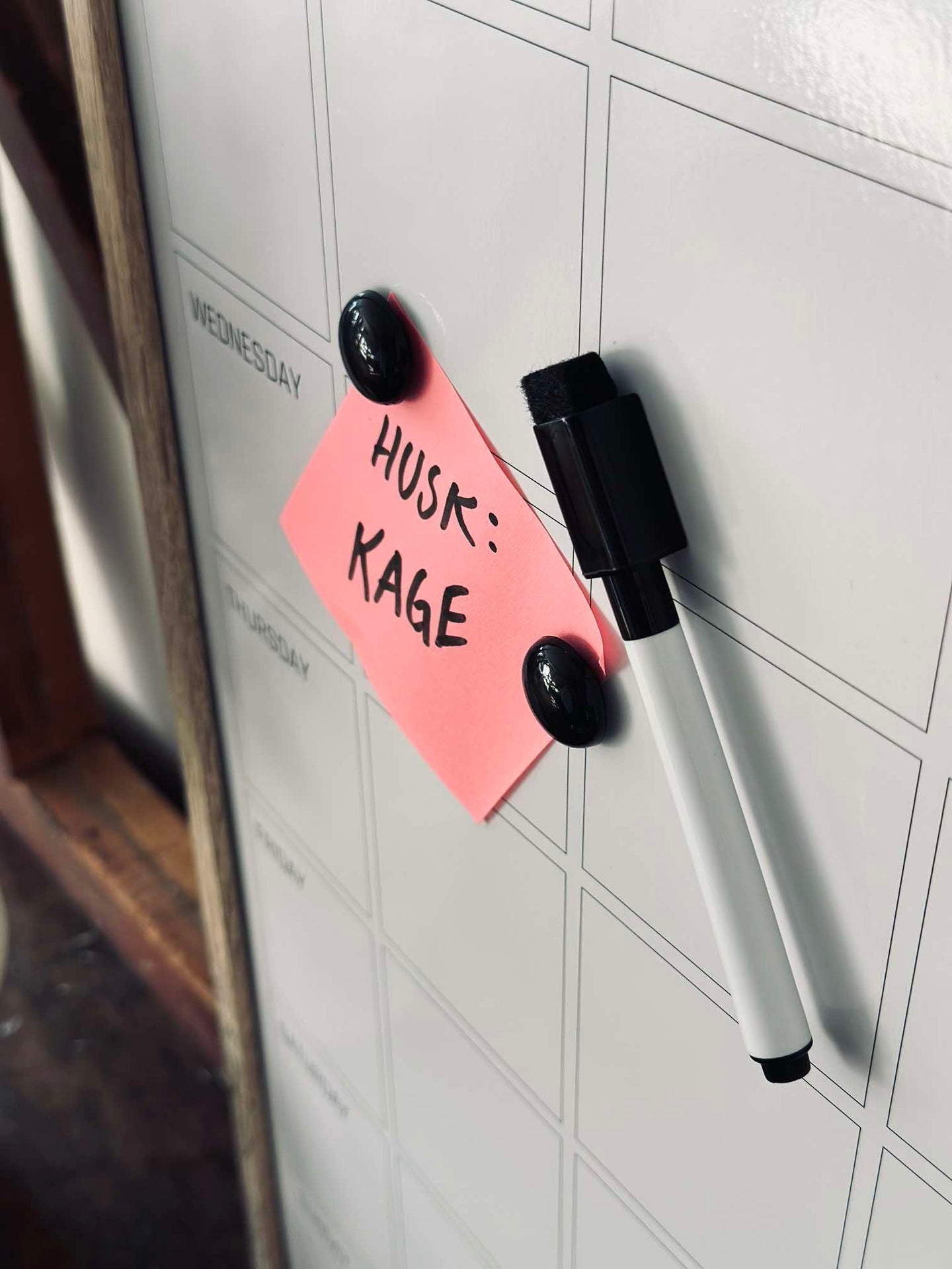 Magnetisk whiteboard - Planerare