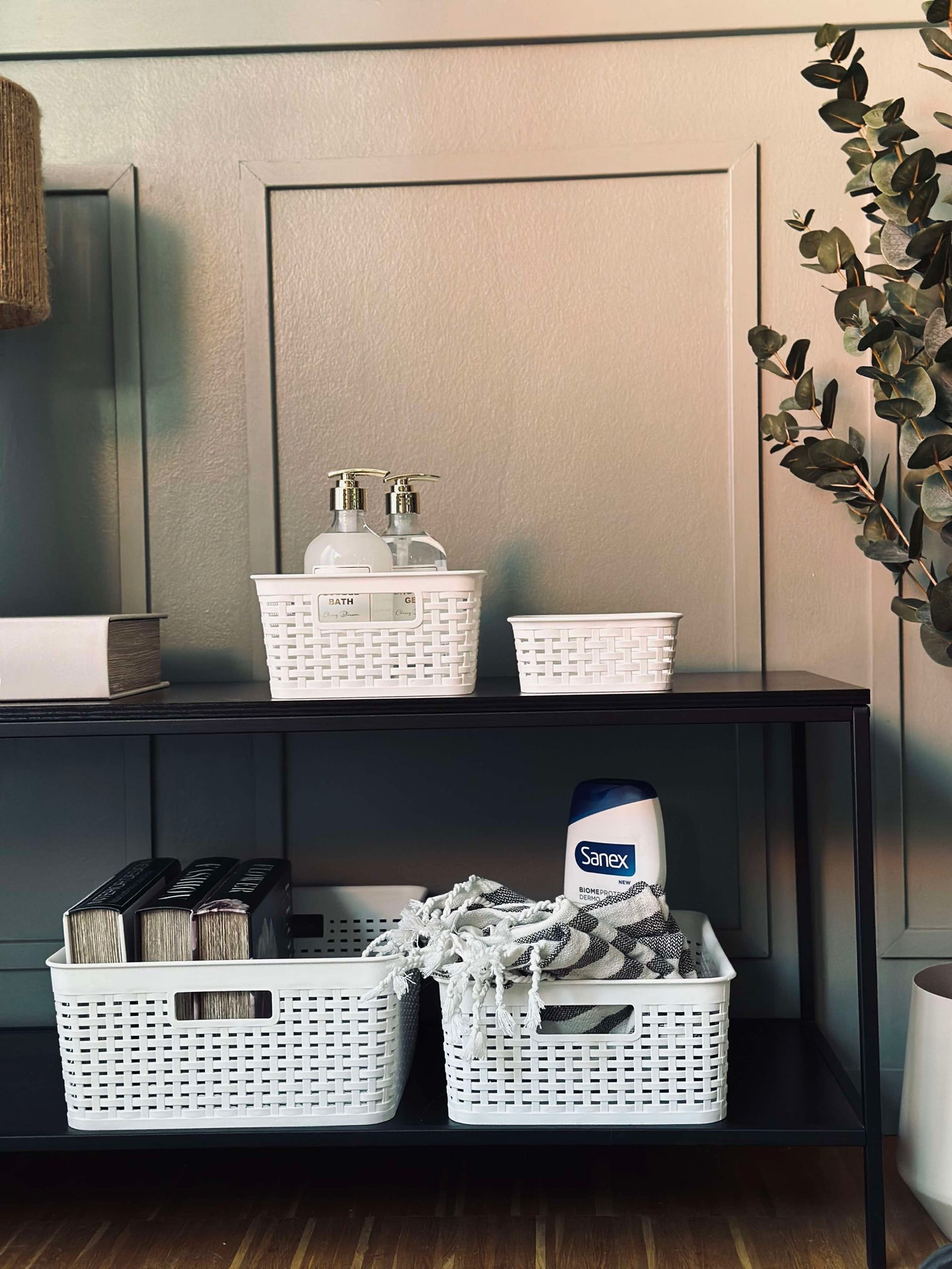 Förvaringslåda Mille white - Medium