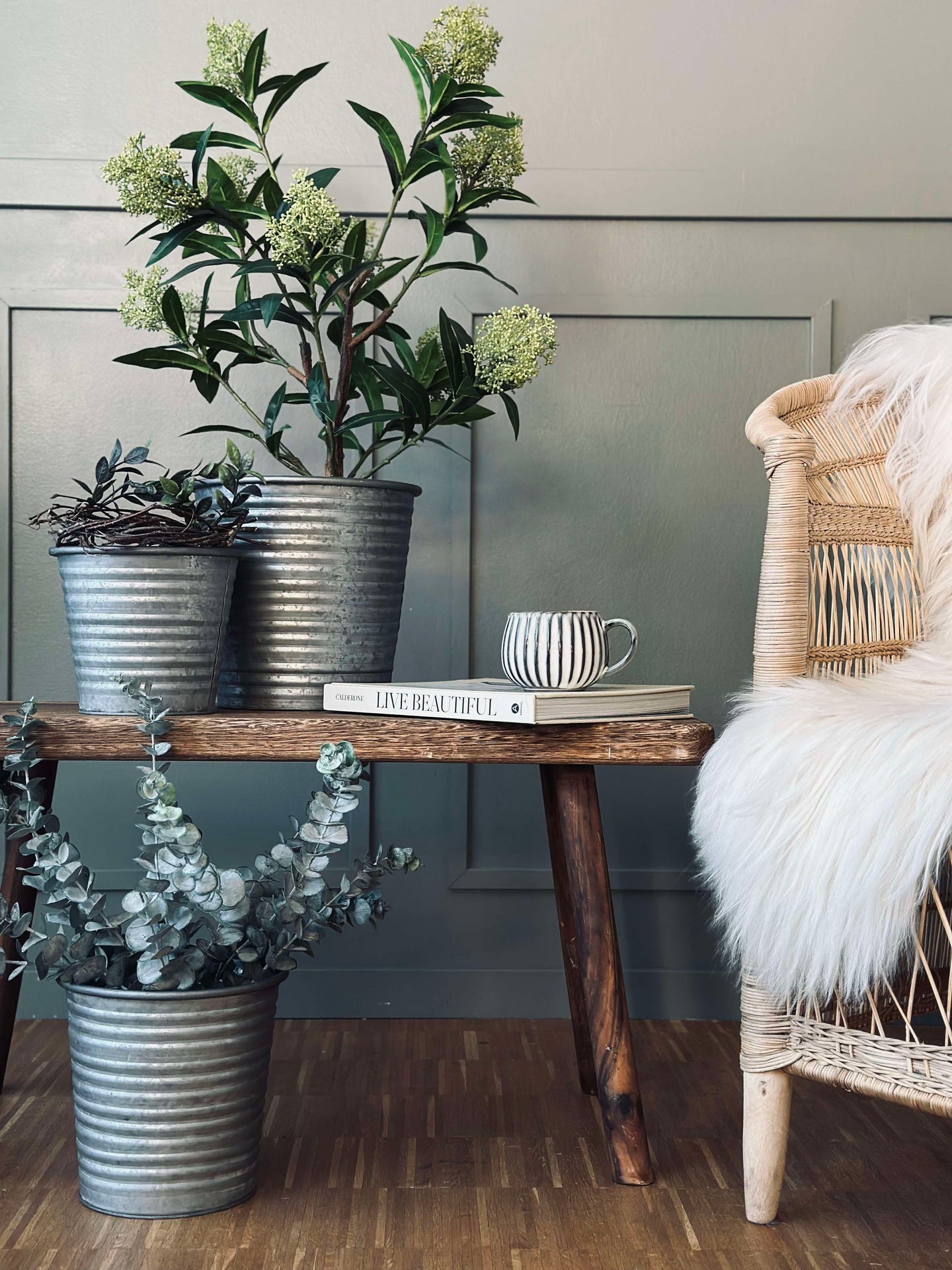 Zinkkruka - Set om 3 st.