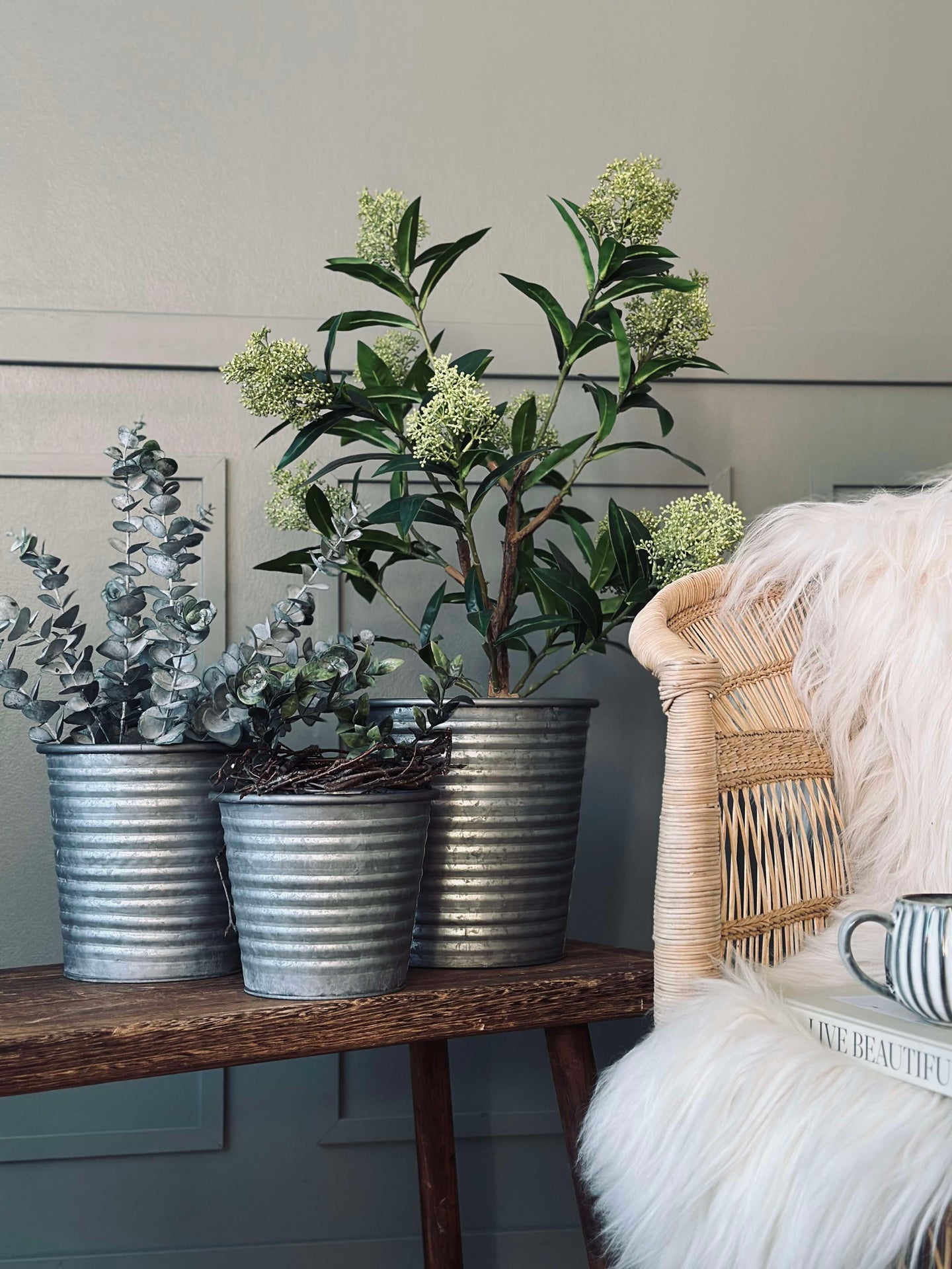 Zinkkruka - Set om 3 st.