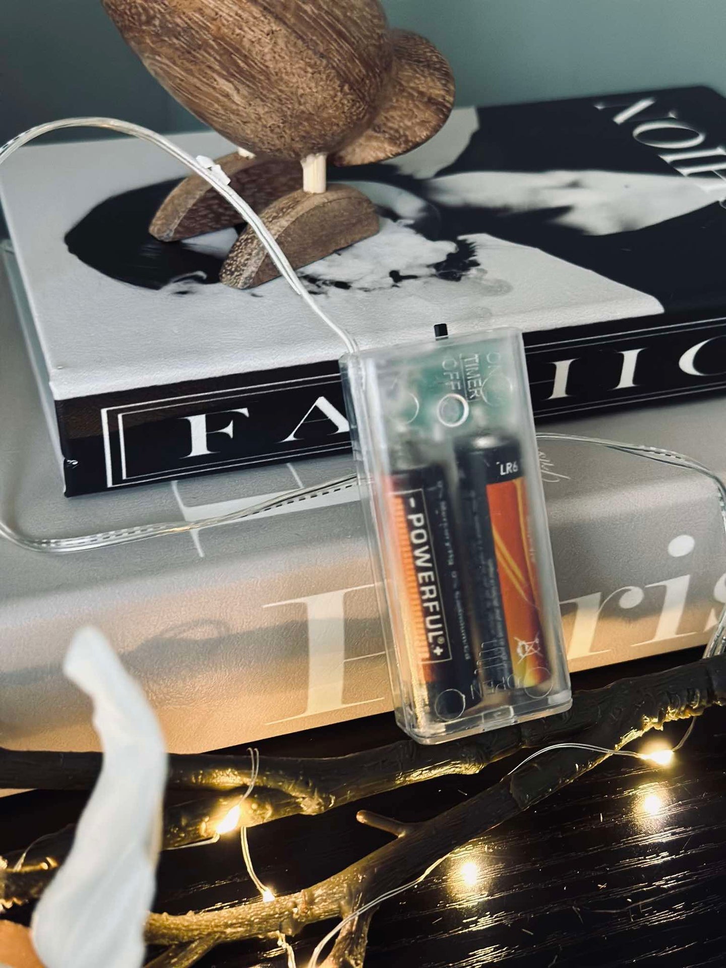 Magnoliagren med ljus