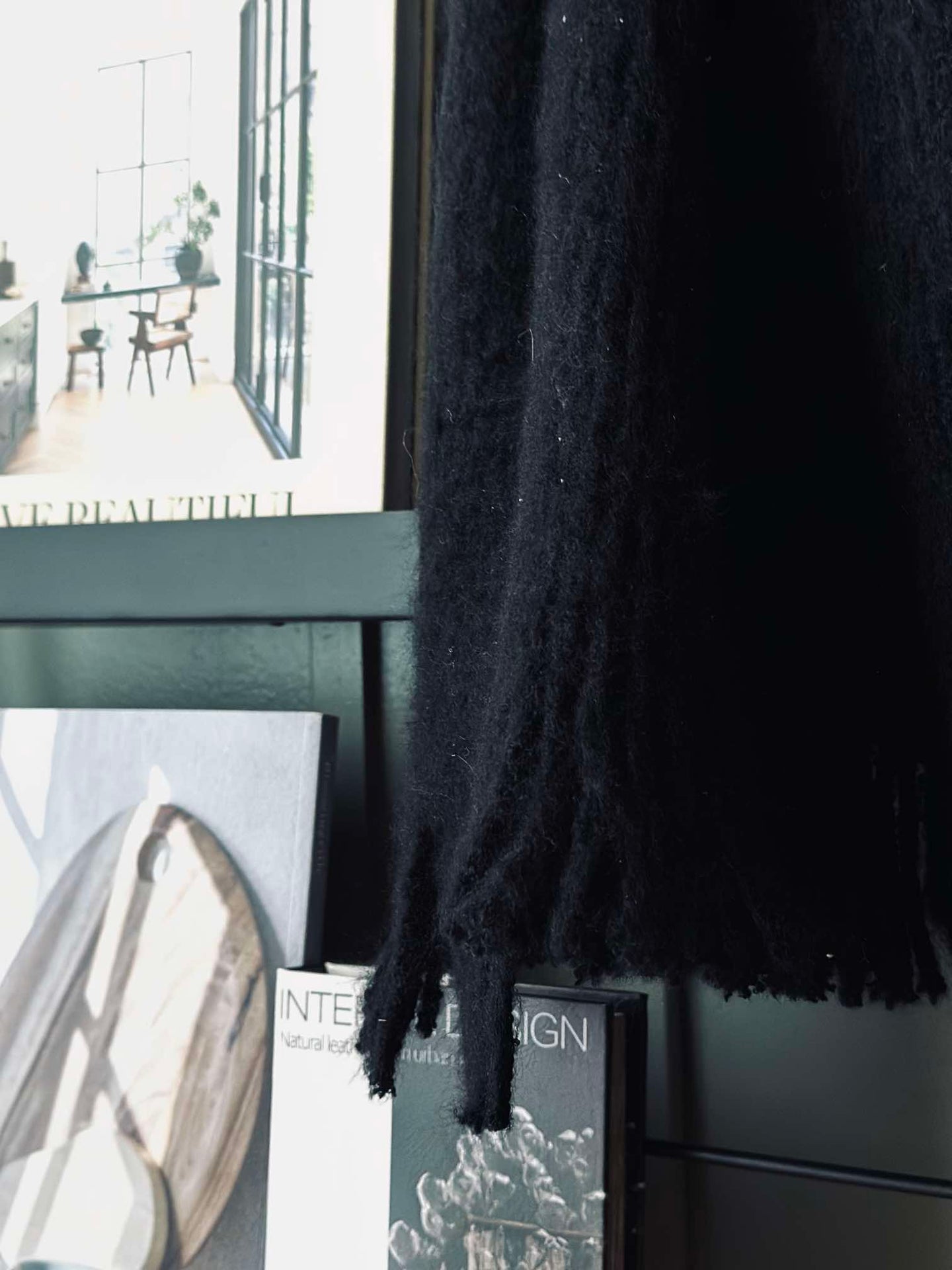 Sjal svart - Supermjuk