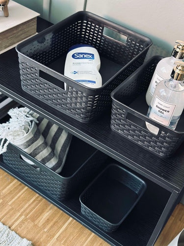 Förvaringslåda Mille svart - Medium