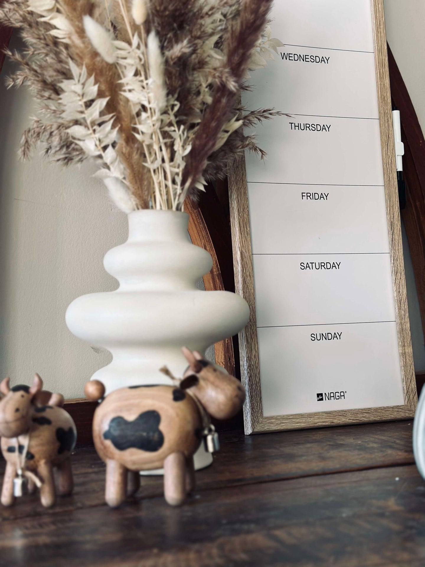 Whiteboard Vecka 20x60cm