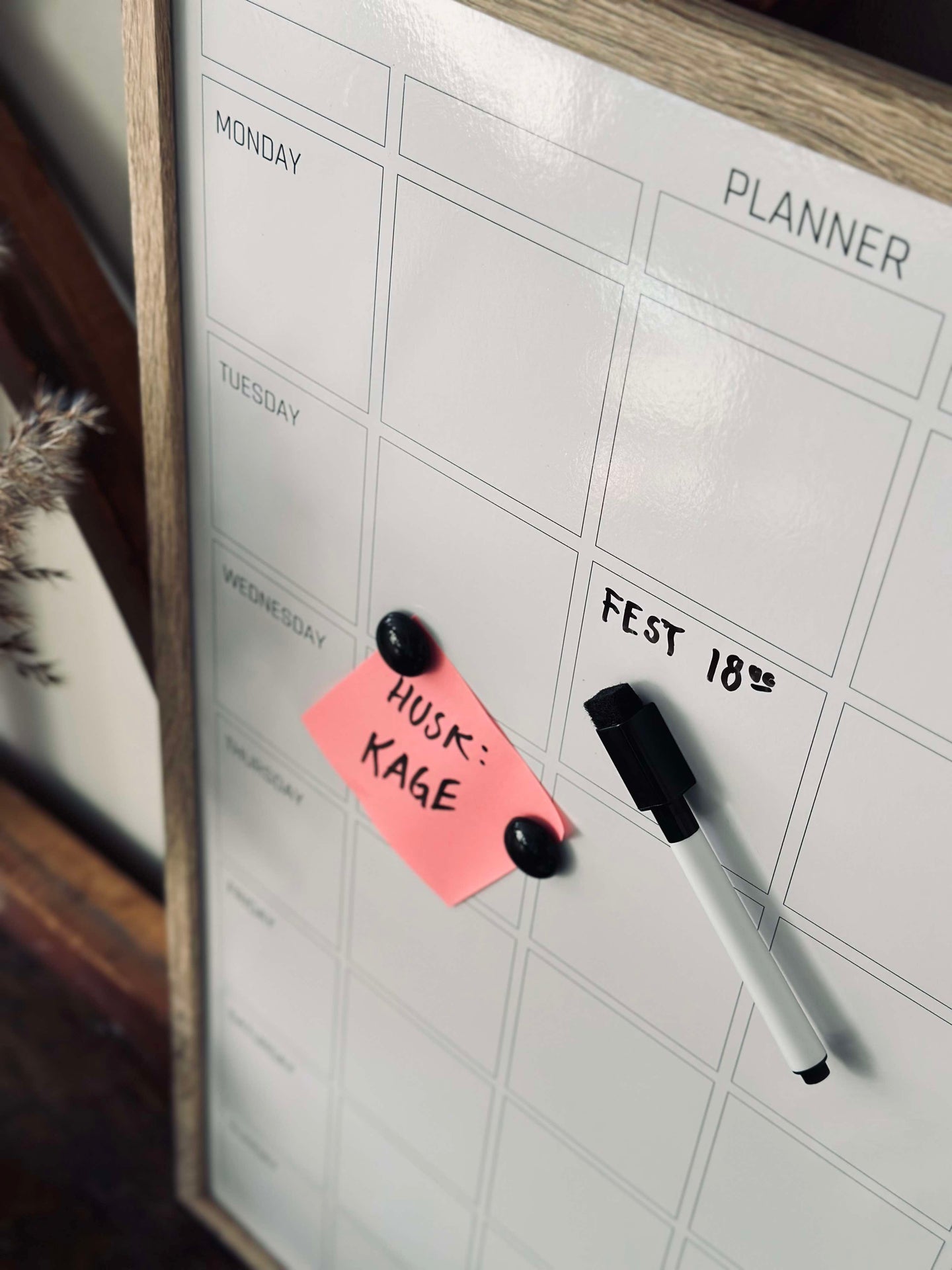 Magnetisk whiteboard - Planerare