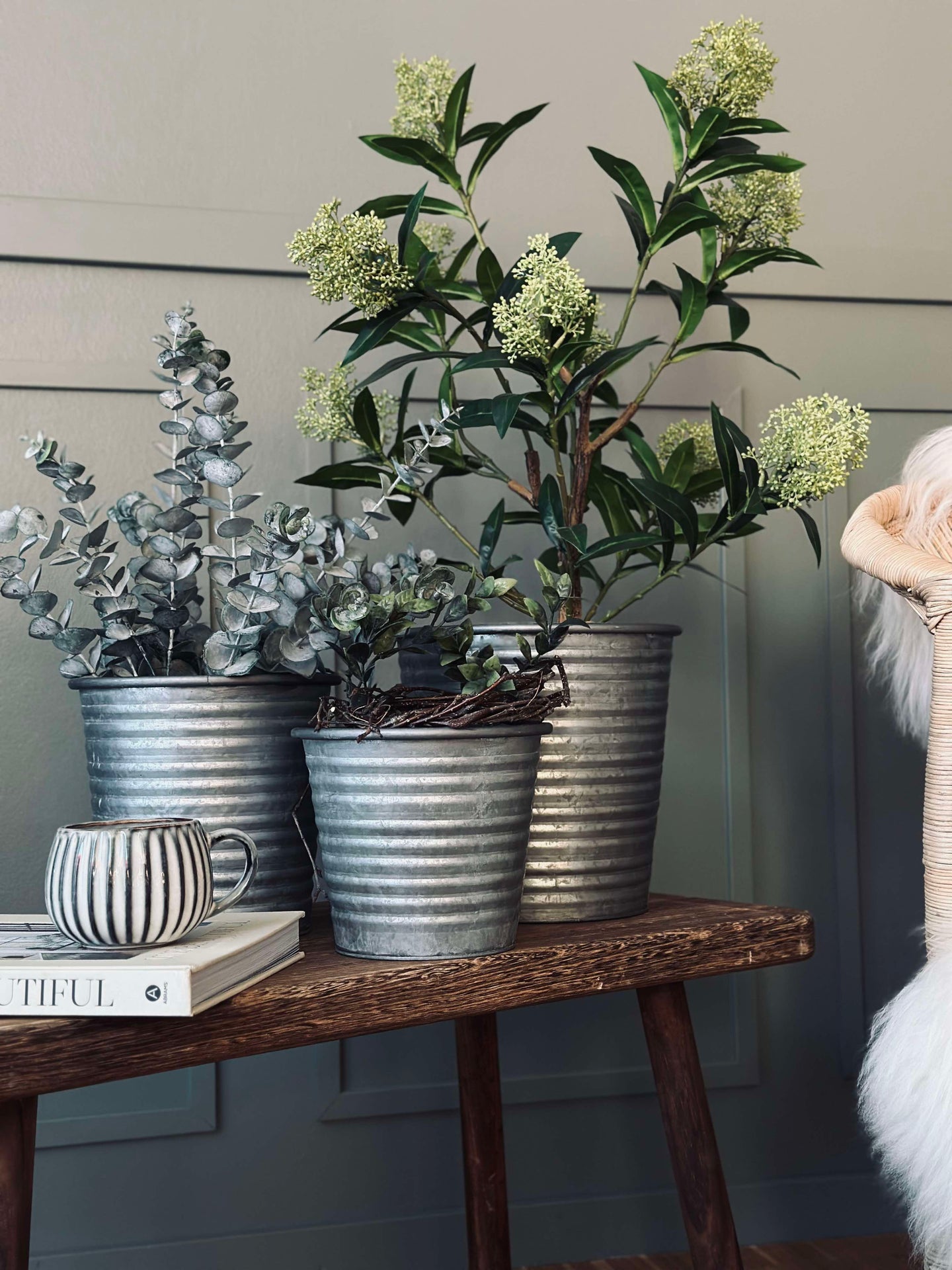 Zinkkruka - Set om 3 st.