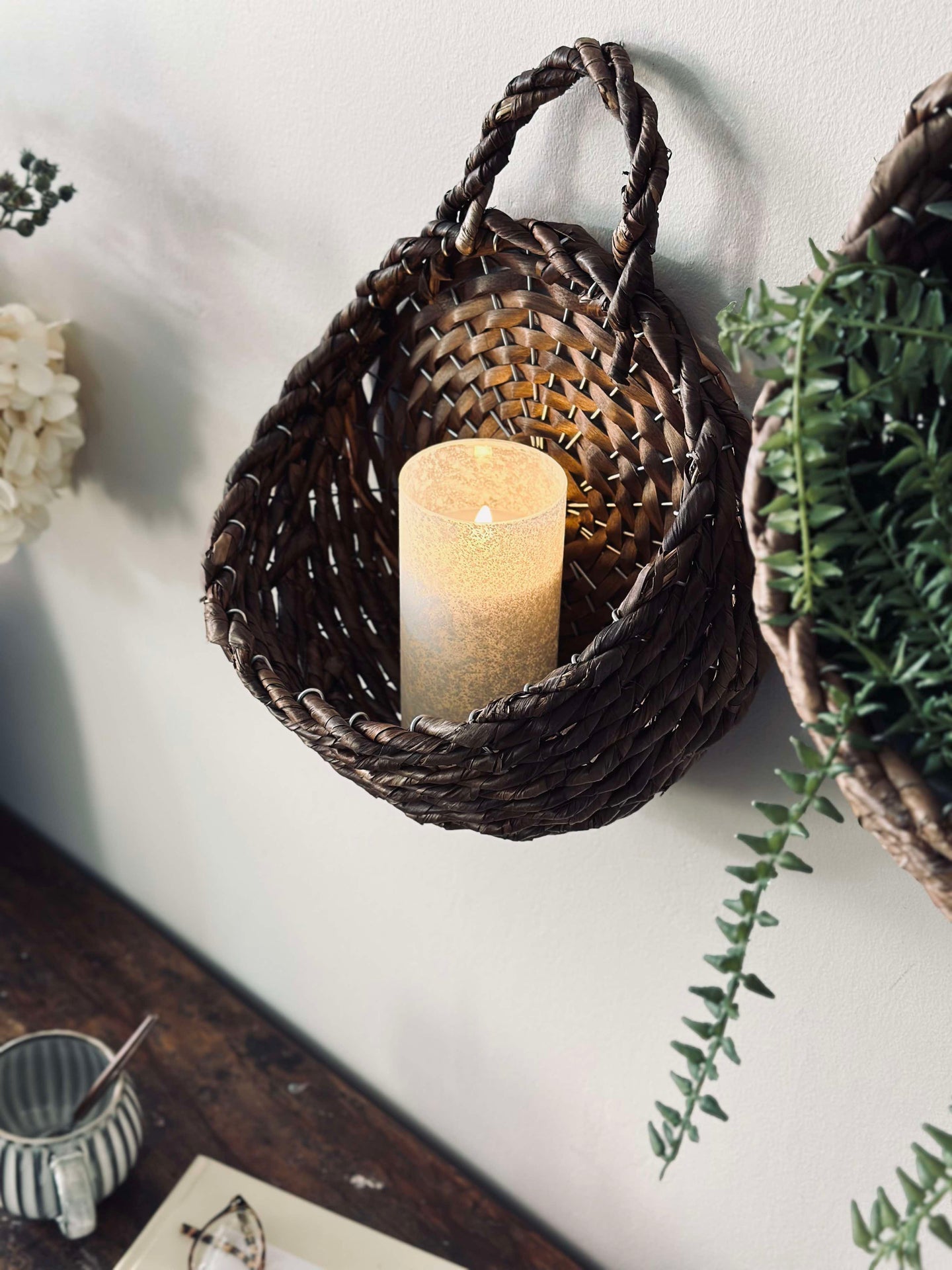 Hängkorgar - Set om 3 st