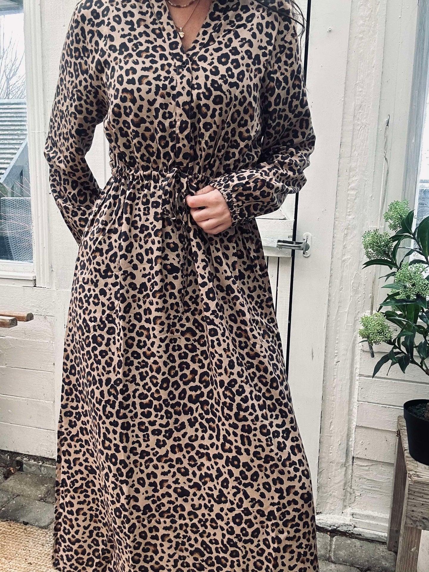 Klänning Lina Leopard
