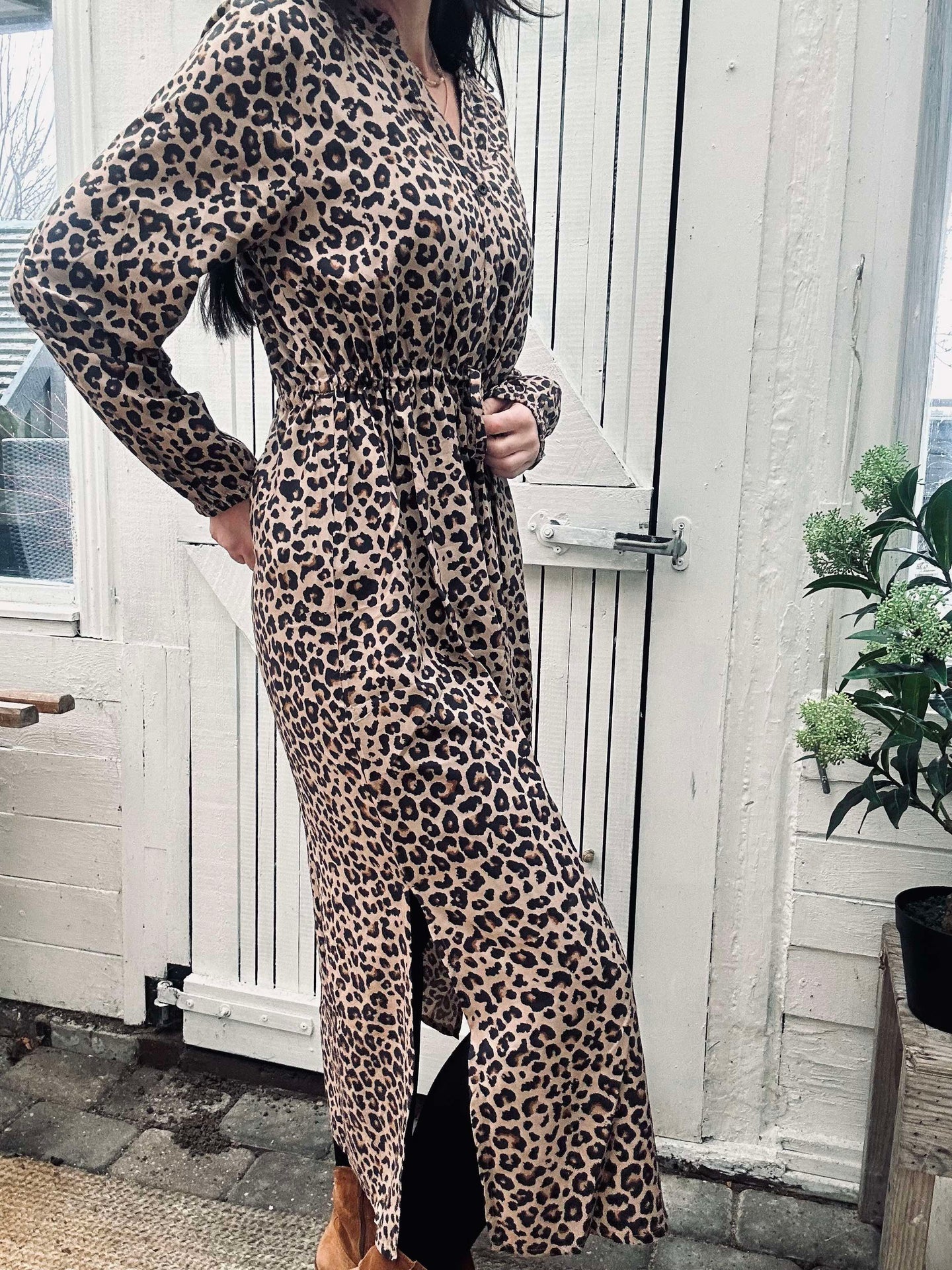 Klänning Lina Leopard
