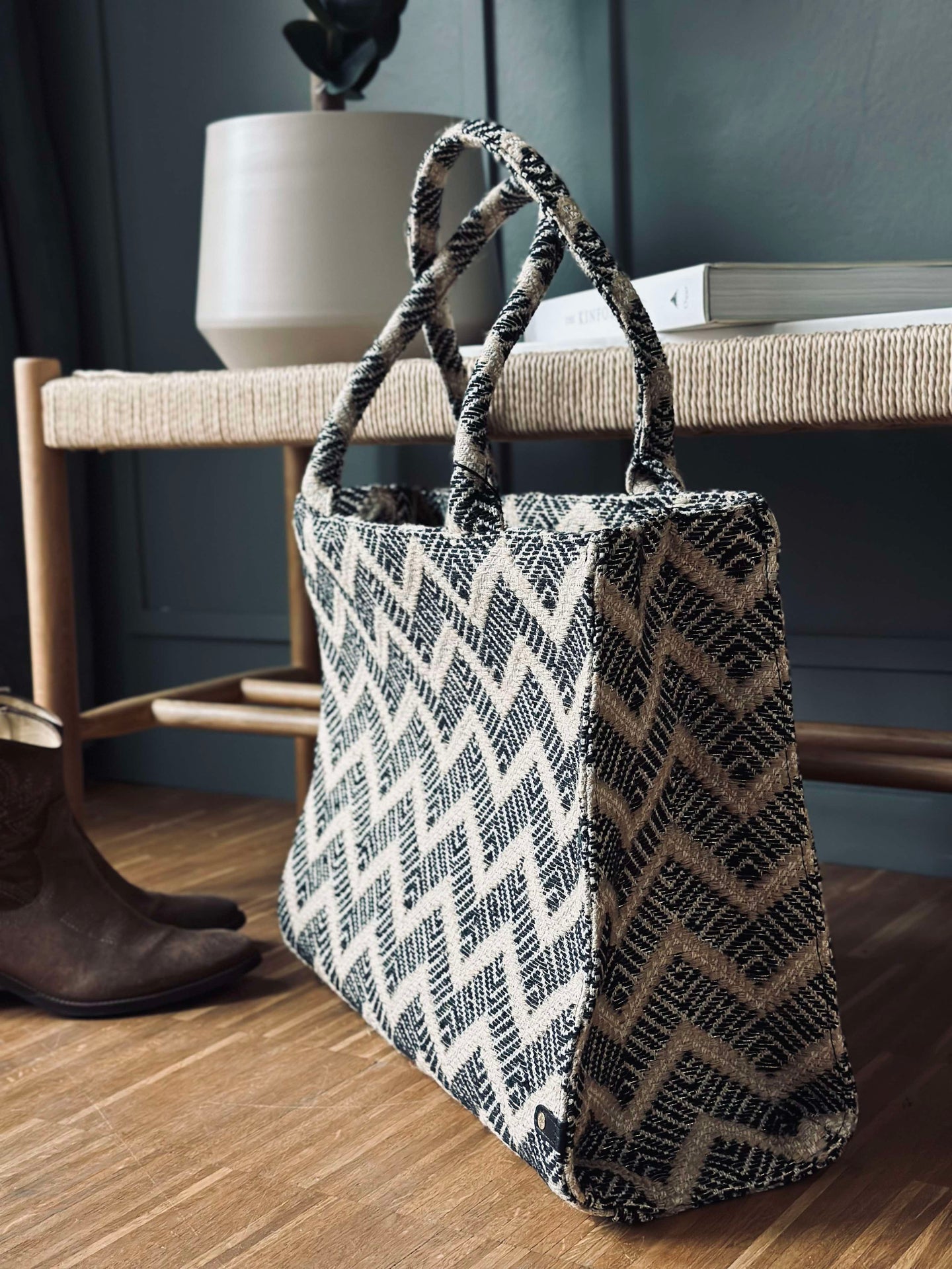 Shopper Julia - Svart / Guld