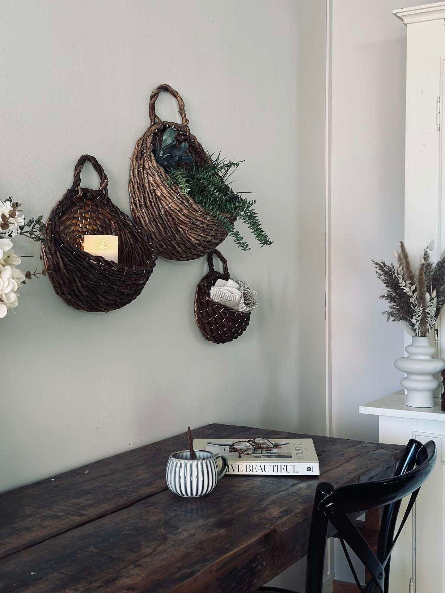 Hängkorgar - Set om 3 st