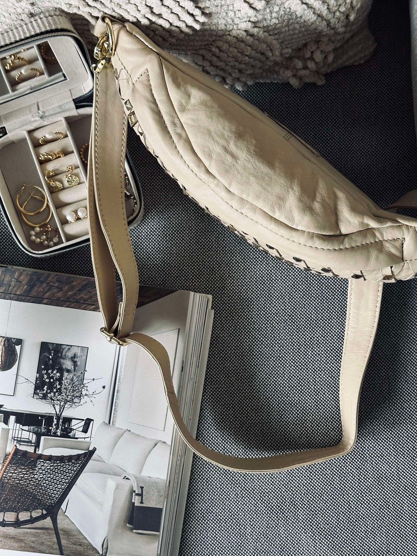 Midjeväska Vanilj guld