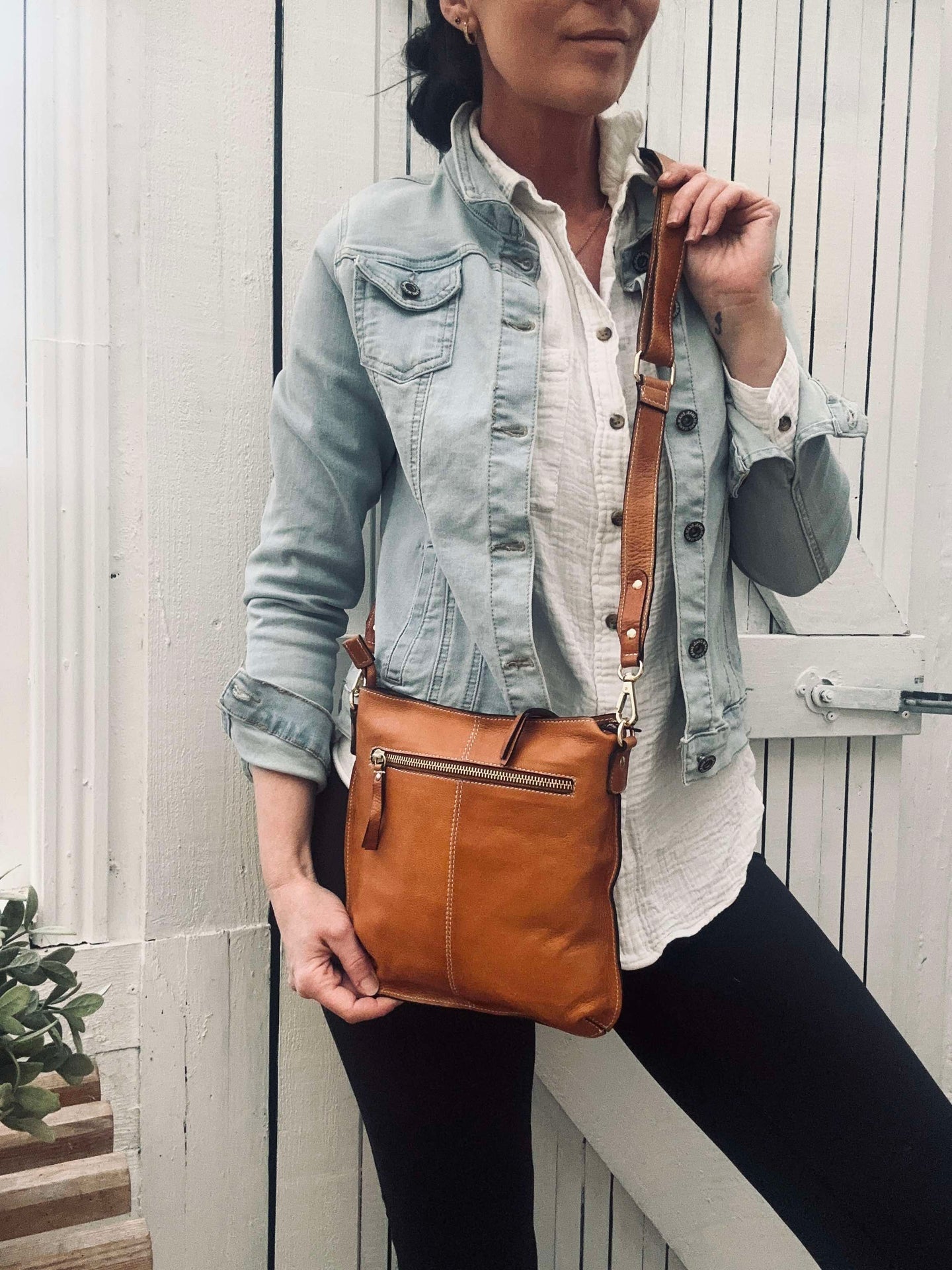 Crossover Nava medium - Cognac