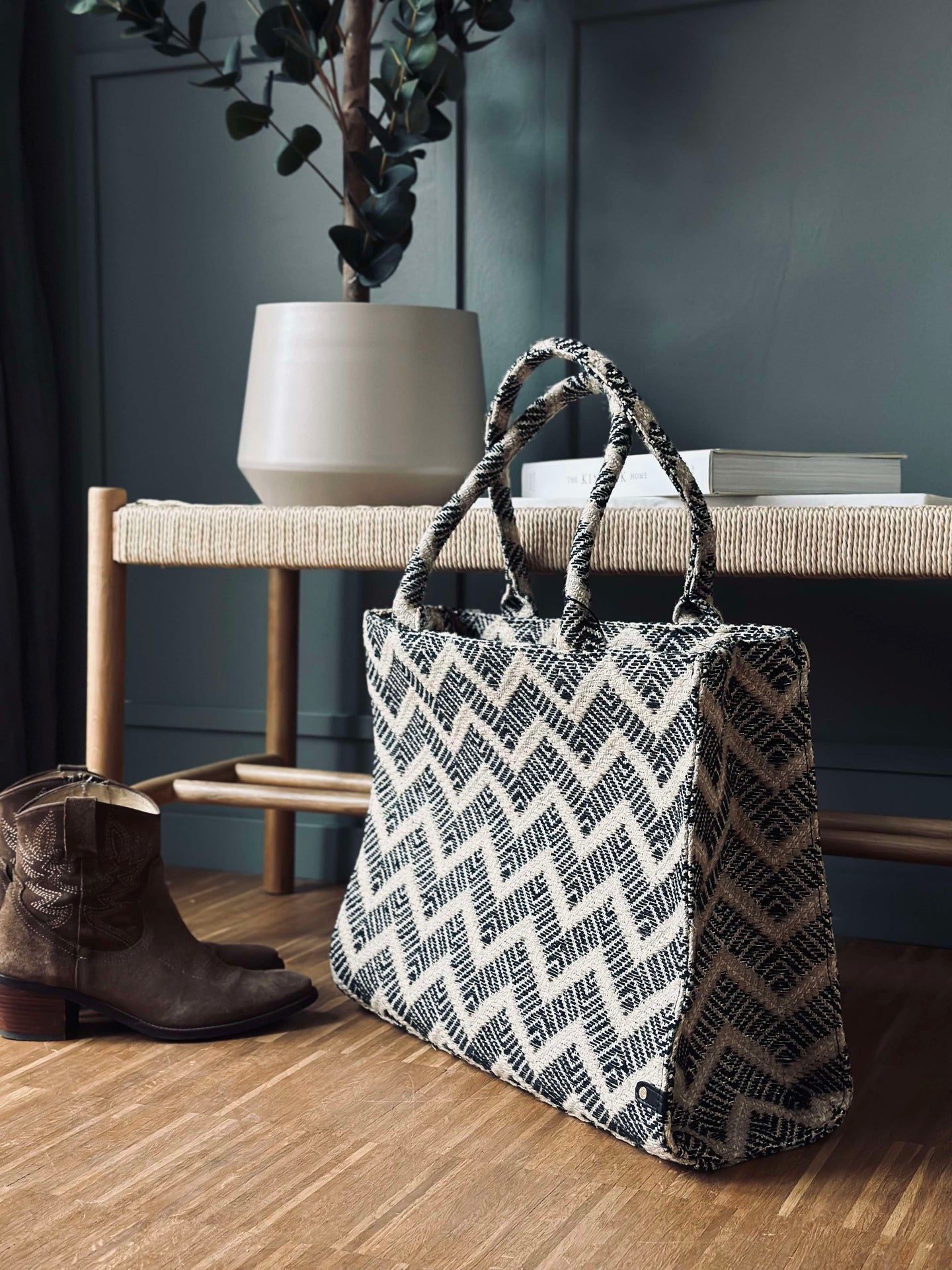 Shopper Julia - Svart / Guld