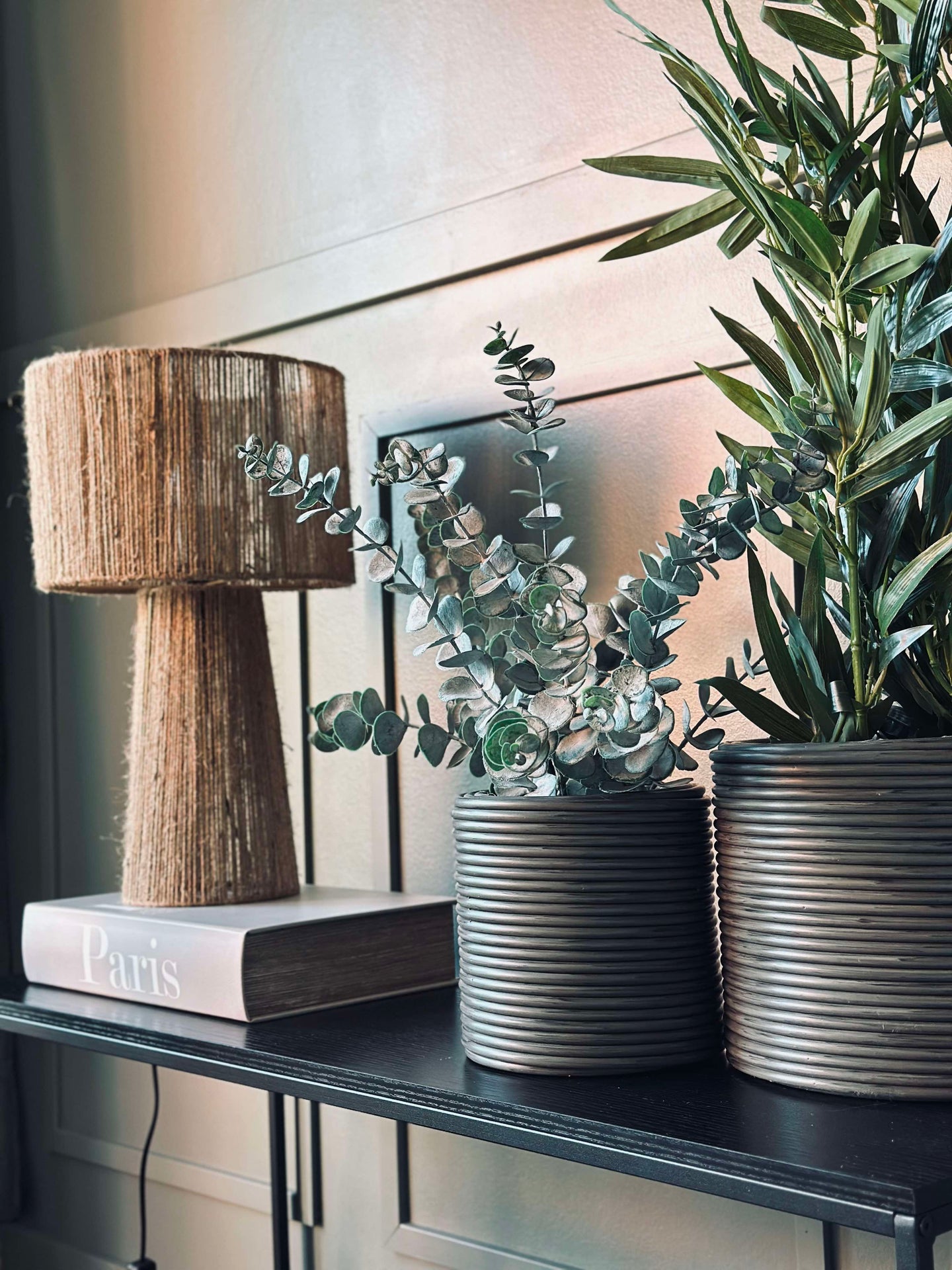 Växtkorg Grå - Set om 3 st.