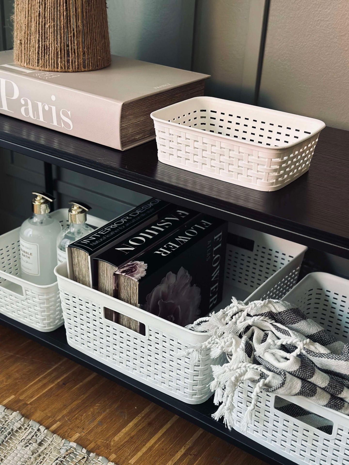 Förvaringslåda Mille vit - XL