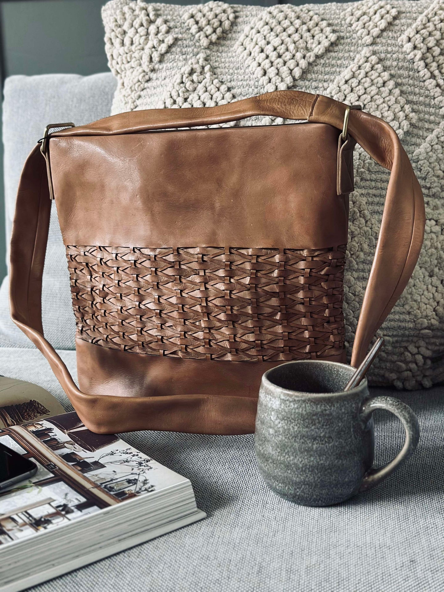 Shopper Lux Handmade - Camel