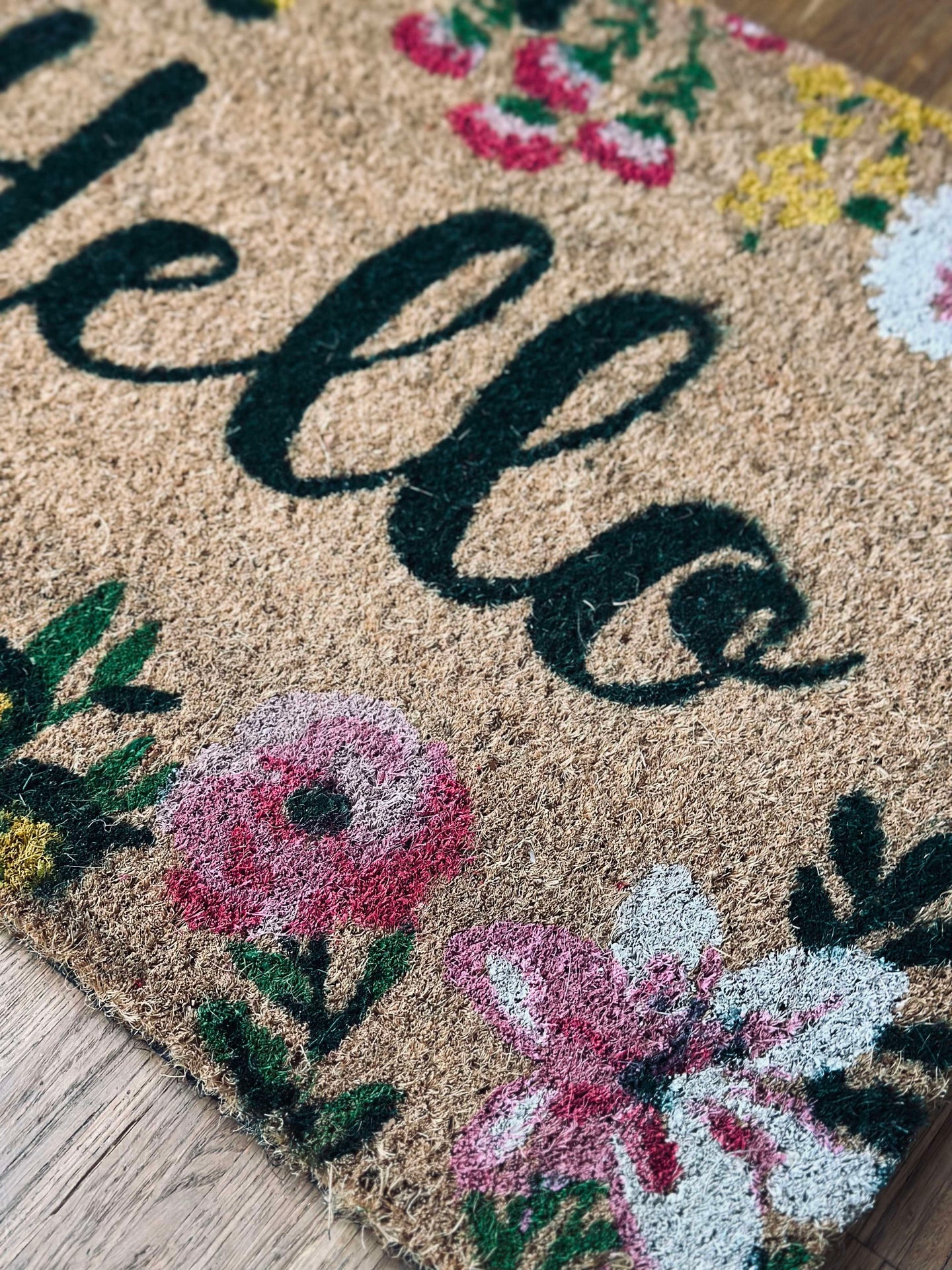 Dörrmatta Hello Flora