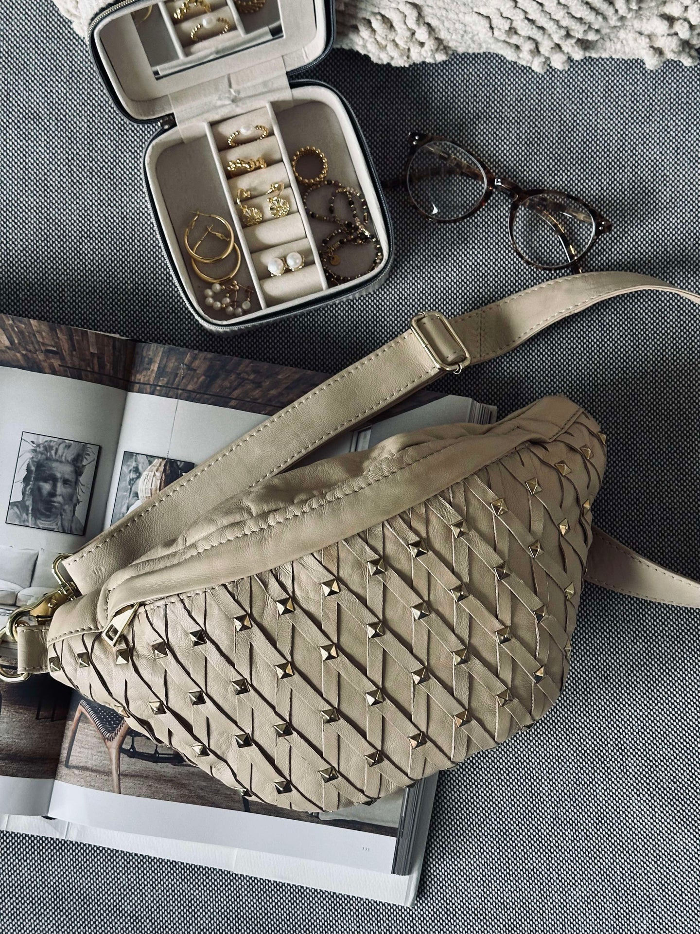 Midjeväska Vanilj guld