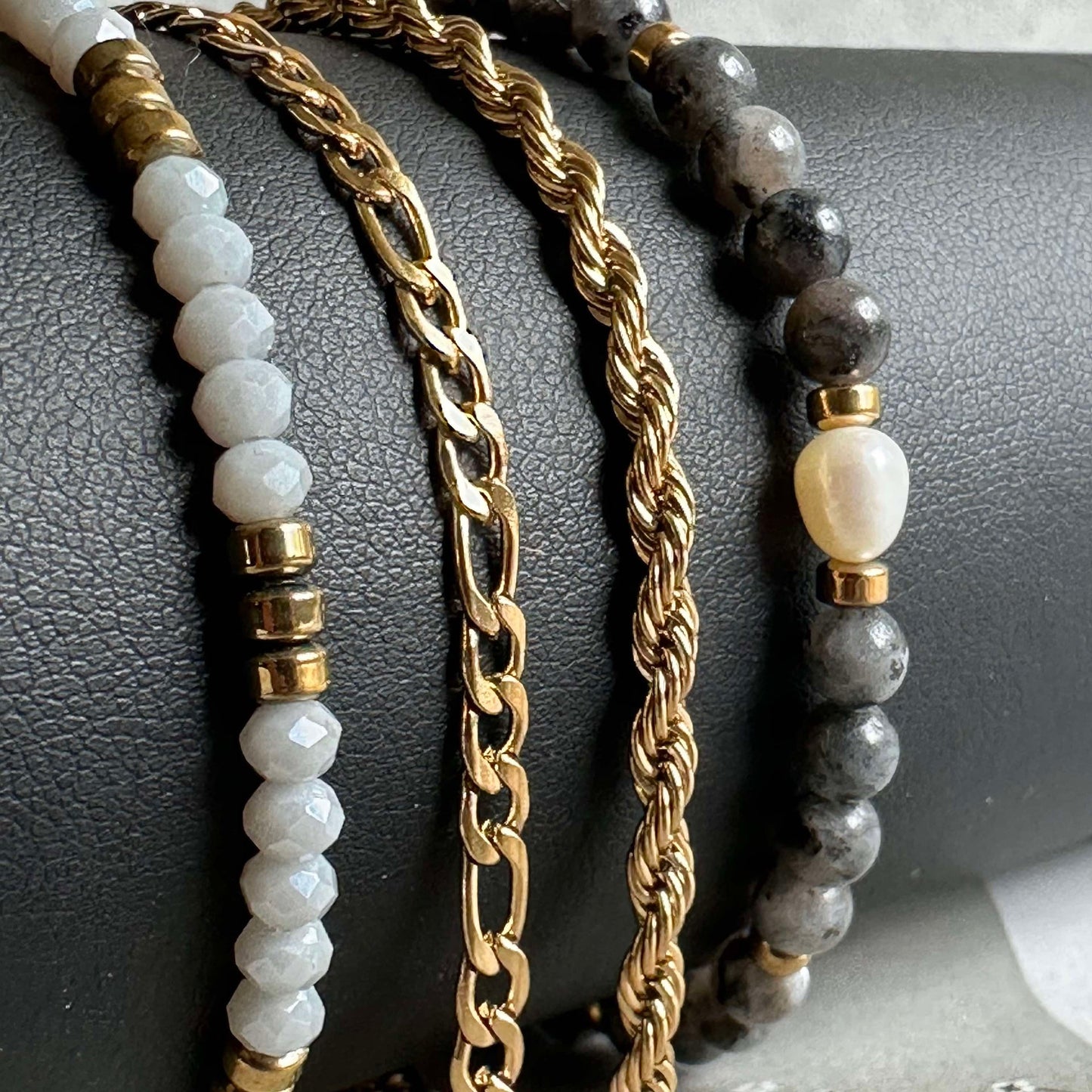 Armband Erika Stone - Set med 4 armband