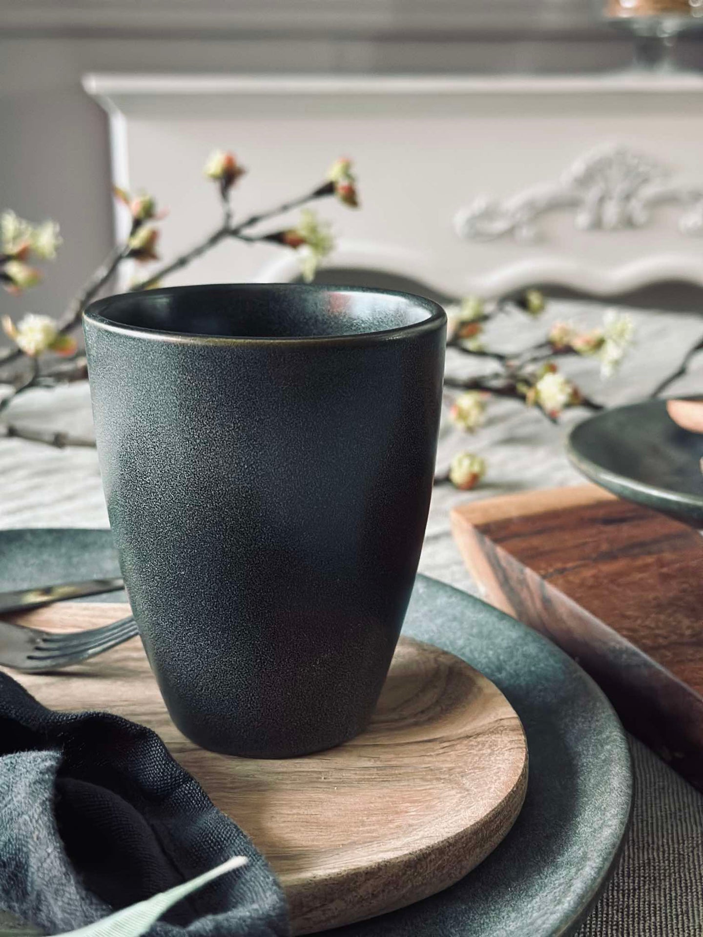 Mugg Stengods – Grå