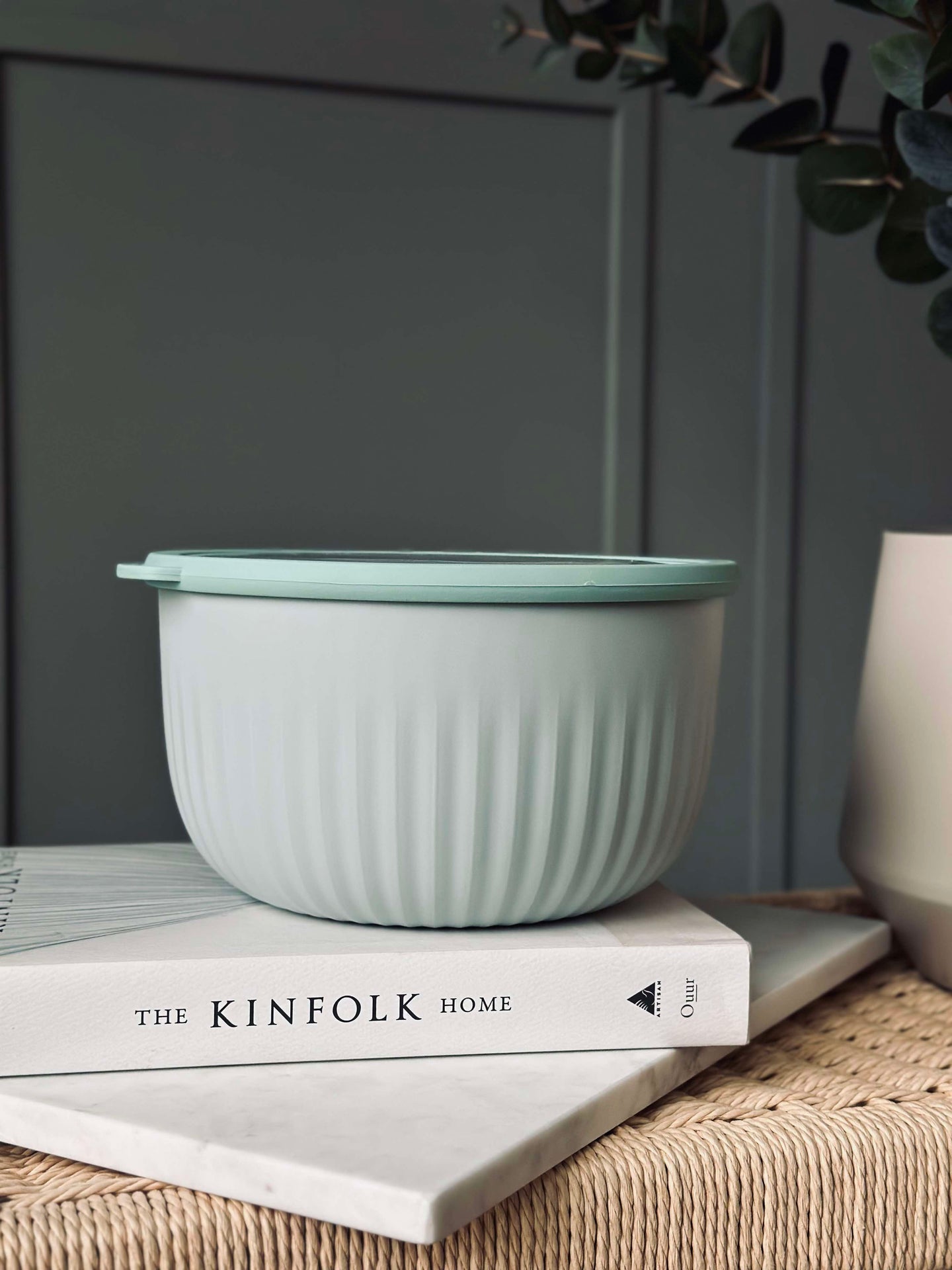 Förvaringsburkar Dusty green – Set med 4 st.