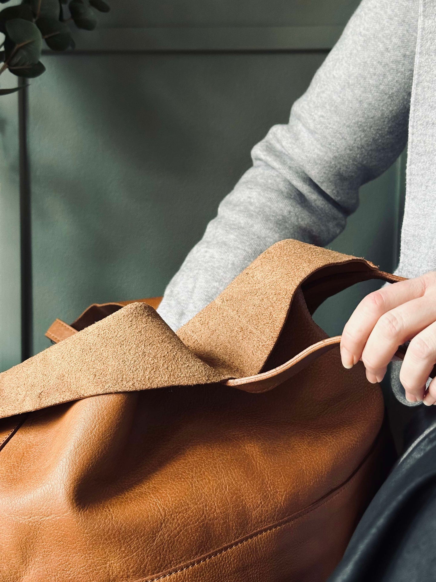 XL Shopper Gabby Cognac