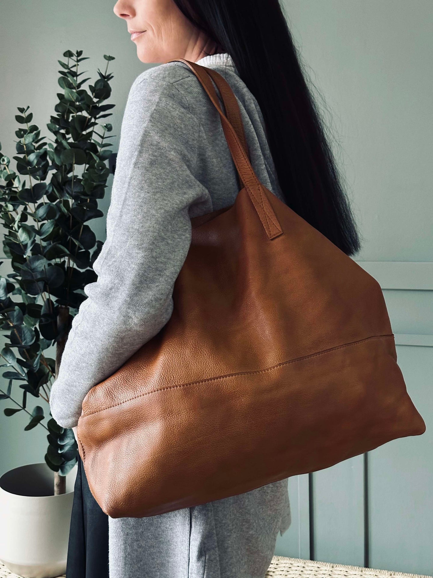 XL Shopper Gabby Cognac