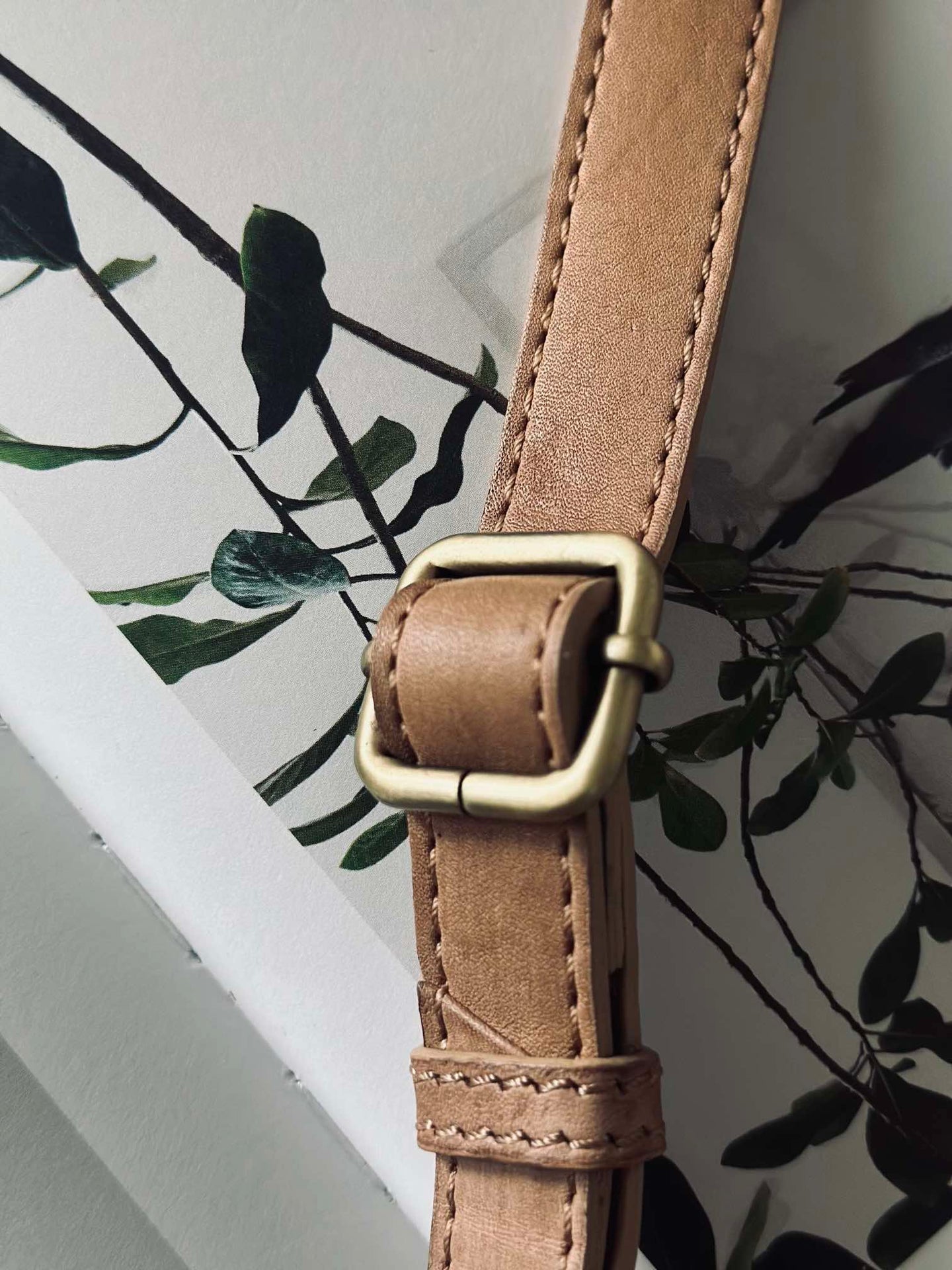 Lyxig Handgjord Aftonväska - Kamel