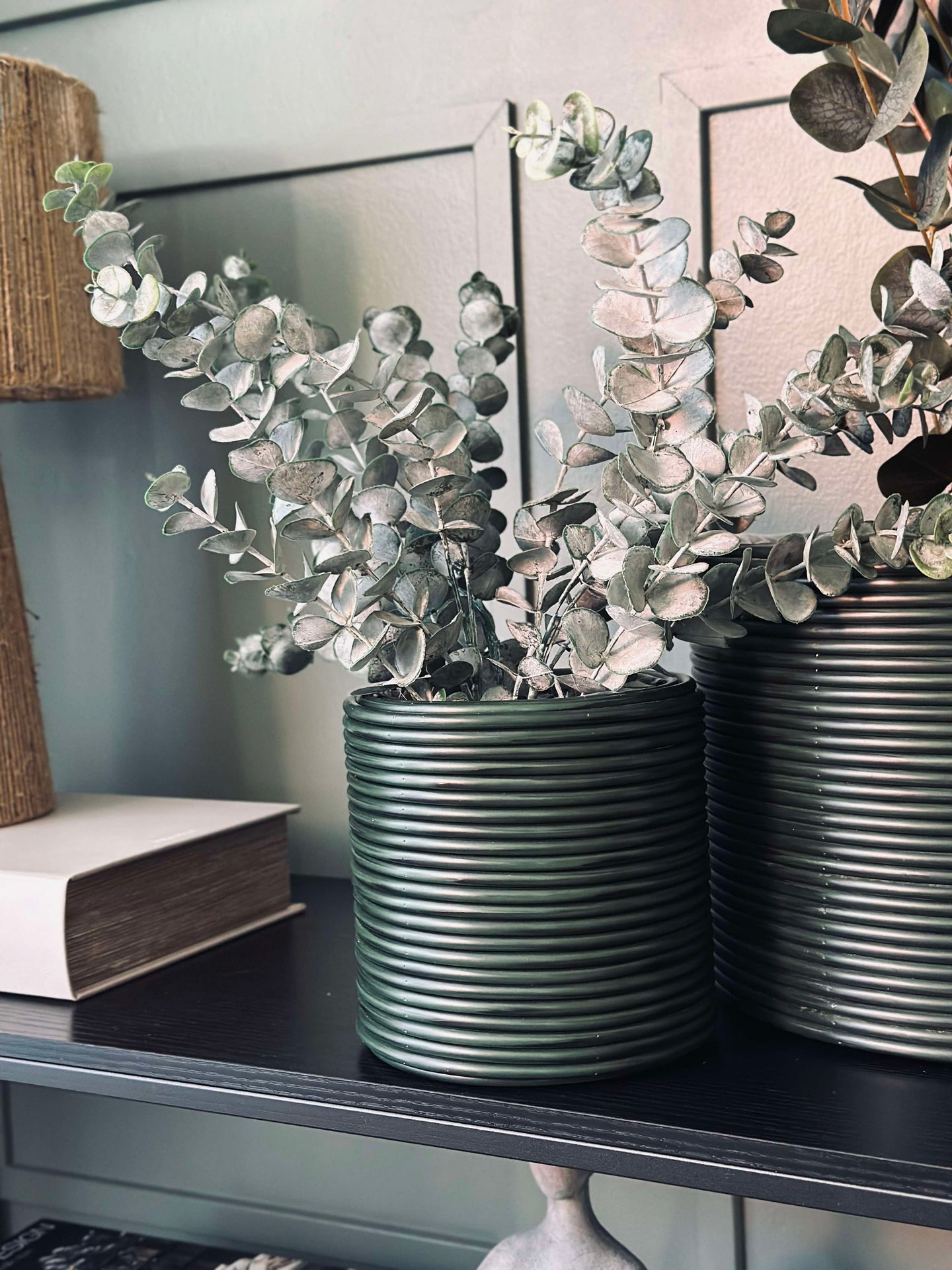 Grön Växtkorg - Set om 3 st.