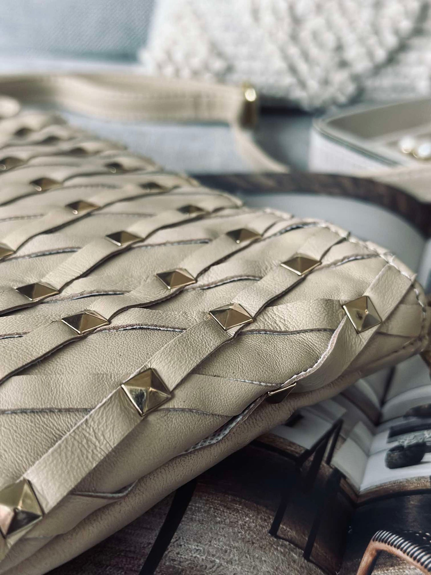 Clutch Vanila gold