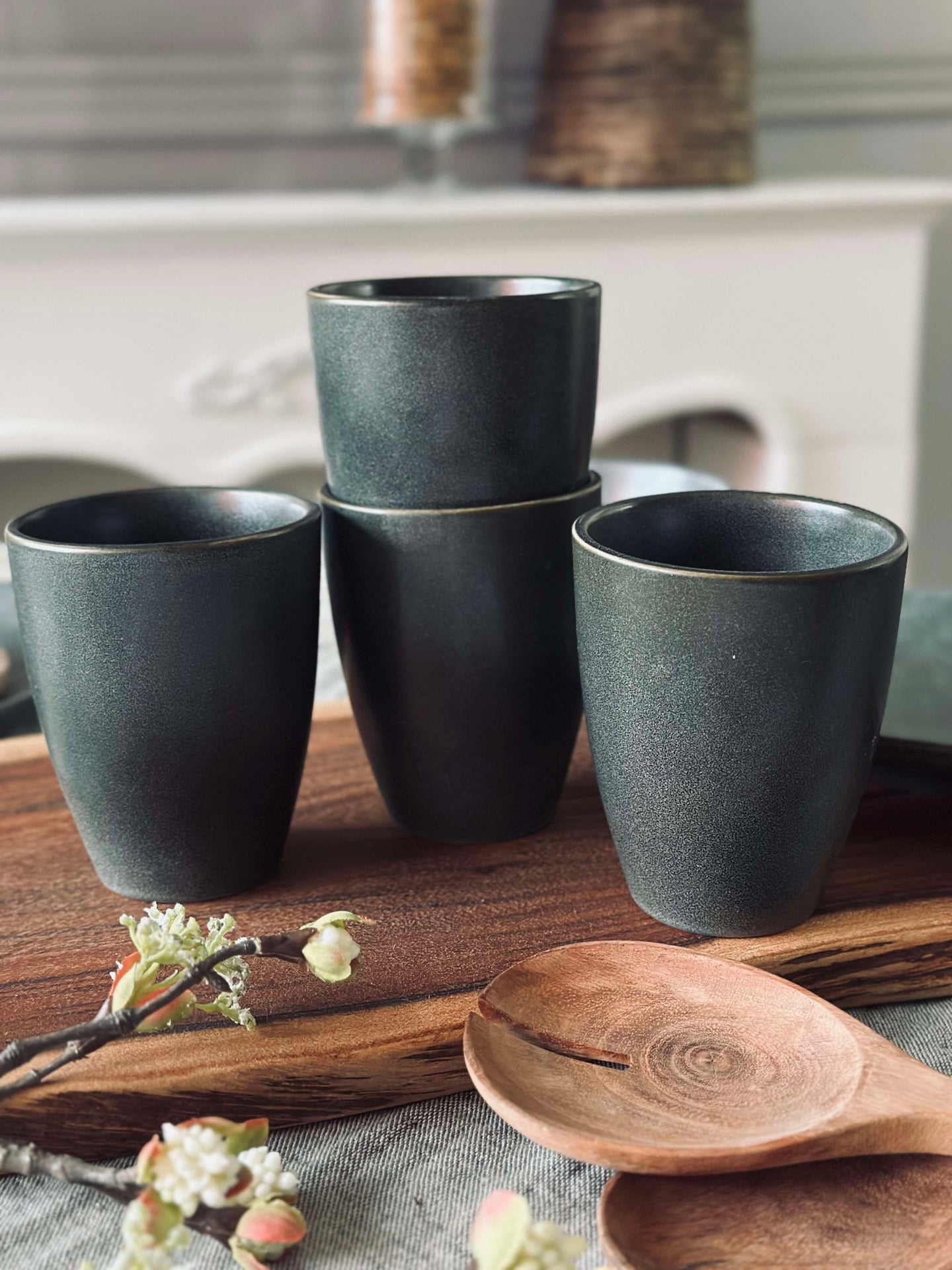 Mugg Stengods – Grå